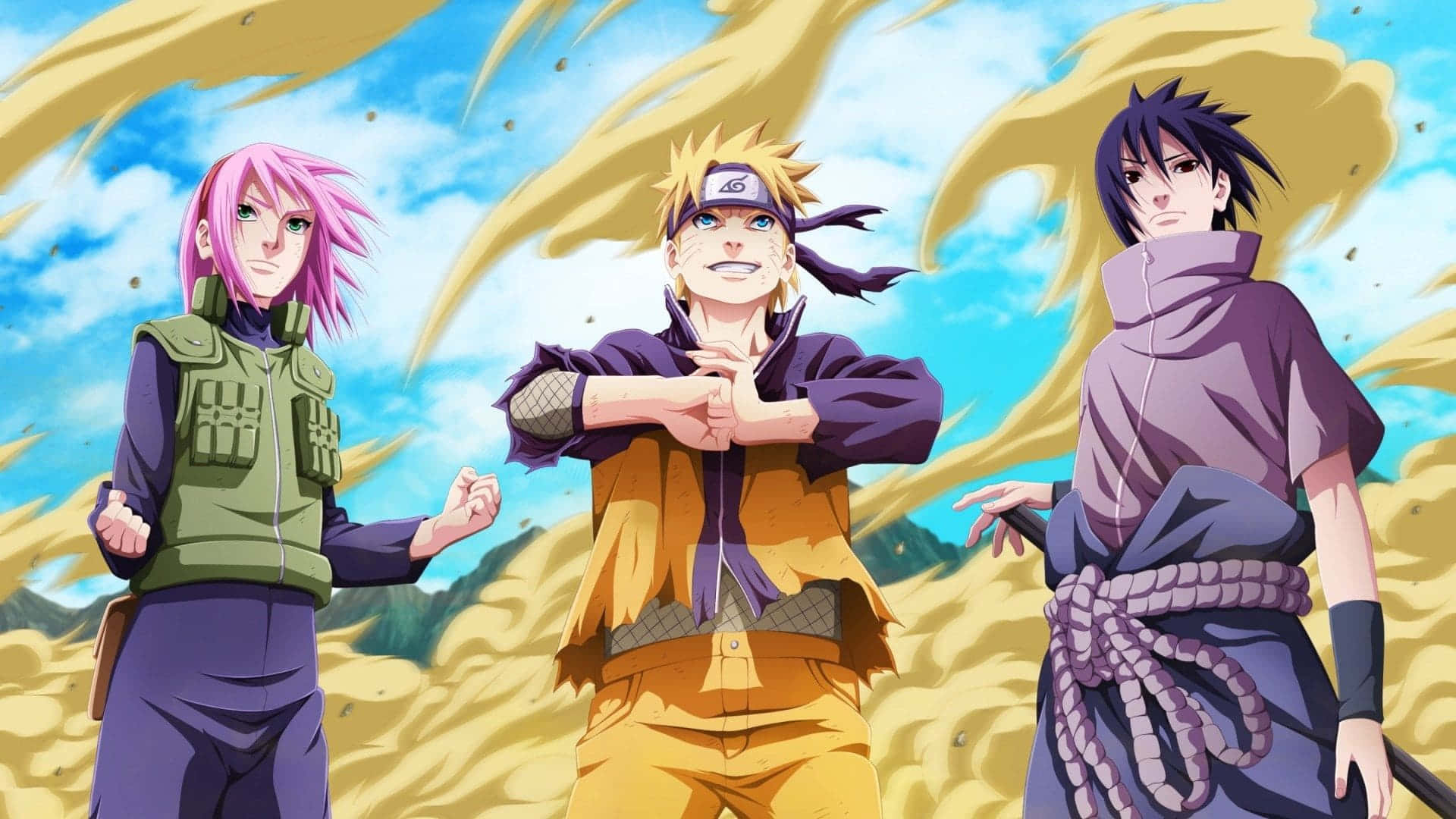 Naruto și Sasuke - Rivalitatea Supremă Fundal