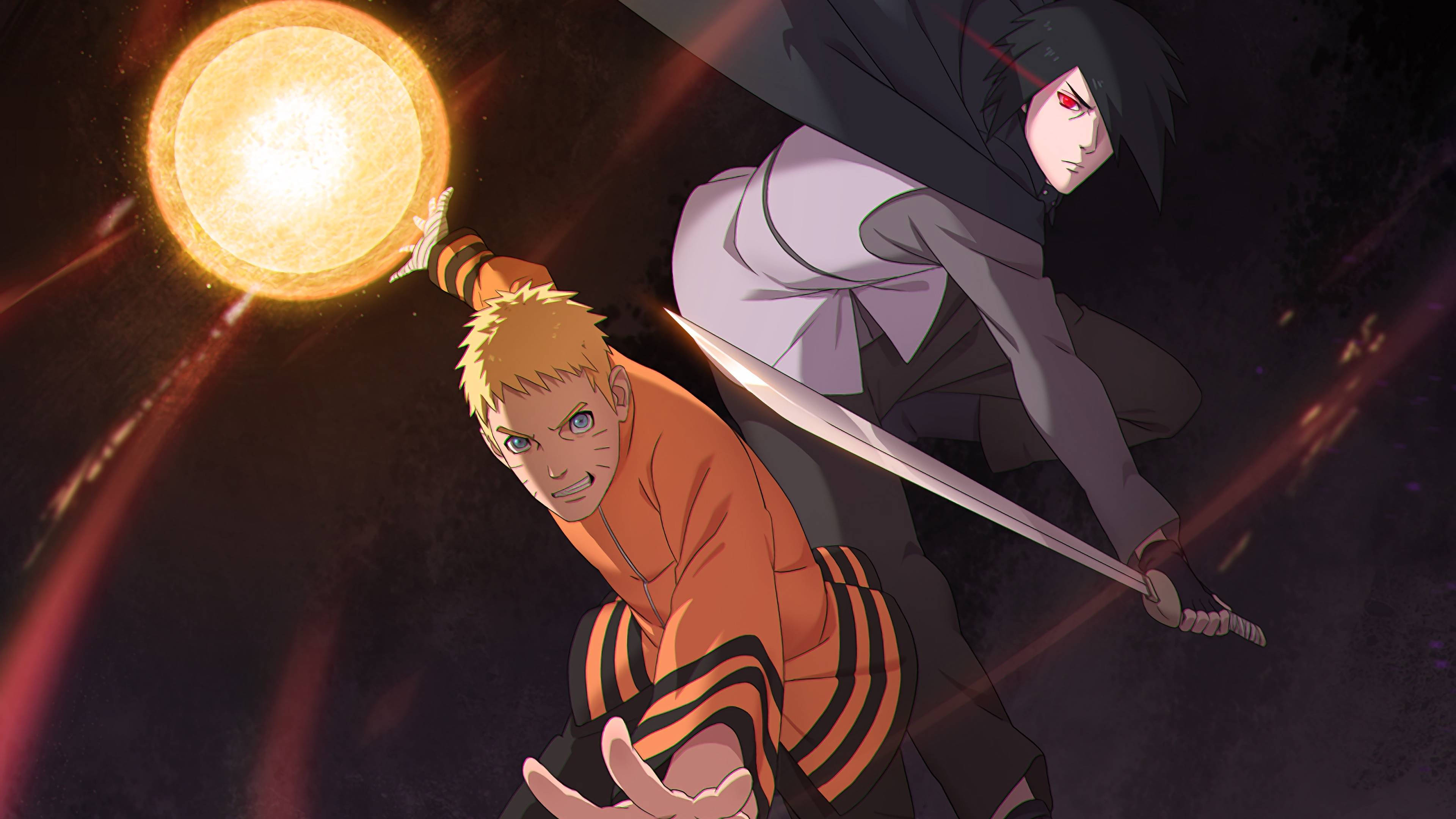 Naruto și Sasuke Versiunea Adultă Fundal