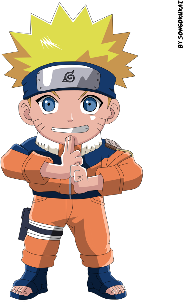 Naruto Uzumaki deget la buze poză Fundal