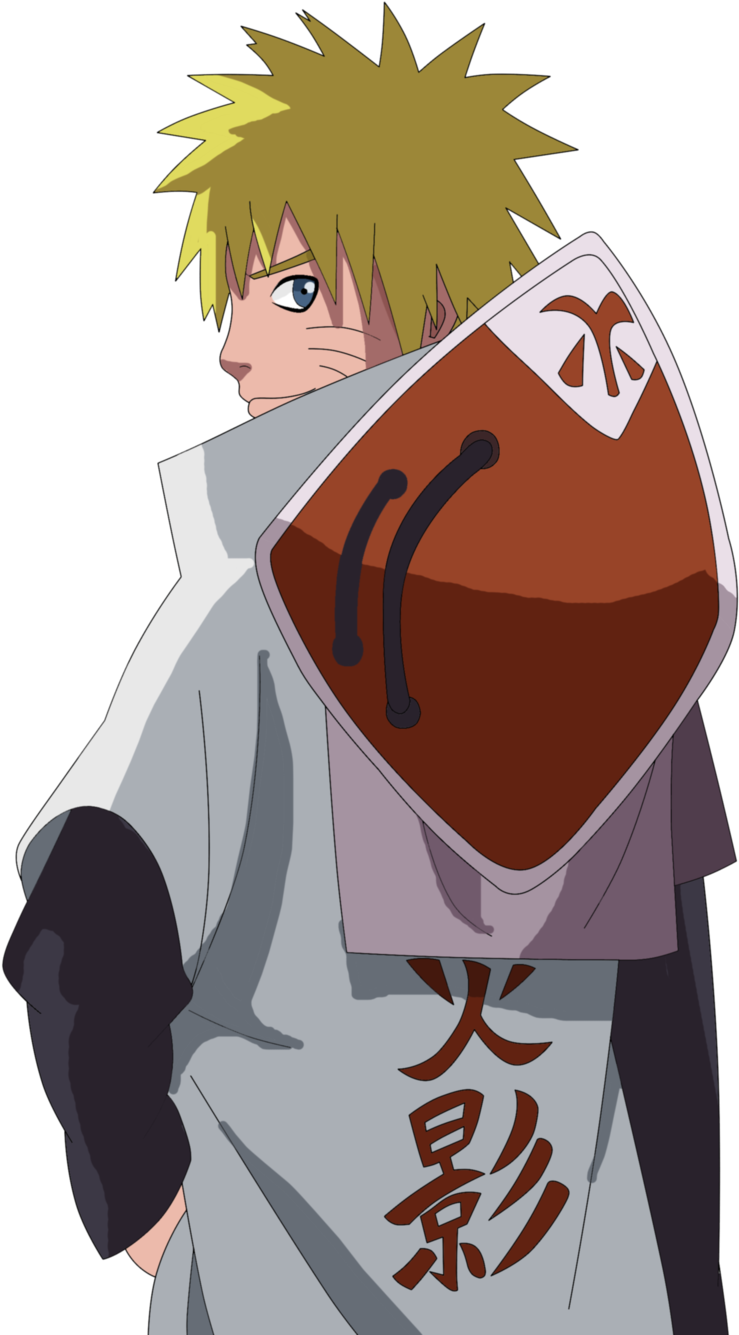 Naruto Uzumaki în mantia de Hokage Fundal