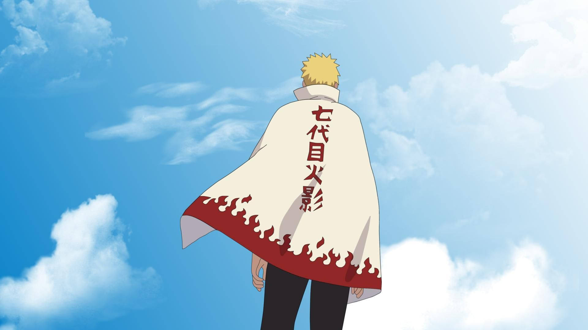 Naruto Uzumaki în Veșminte de Hokage Fundal
