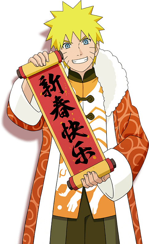 Naruto Uzumaki în Mantia Hokage Fundal