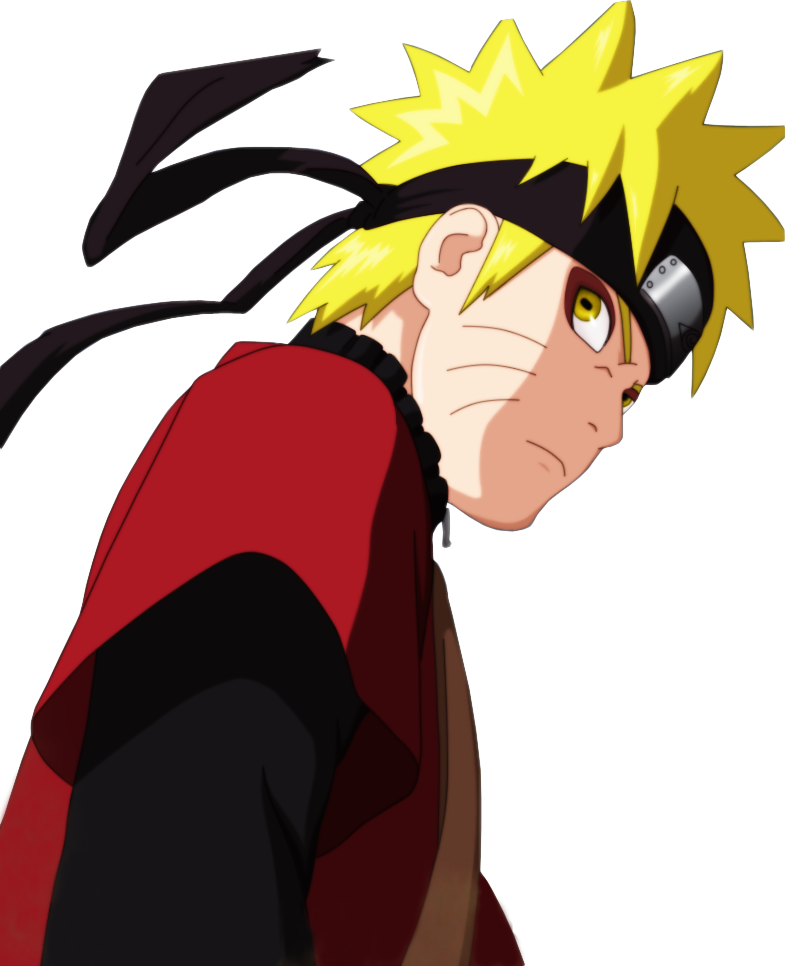 Naruto Uzumaki - Prim-plan Fundal