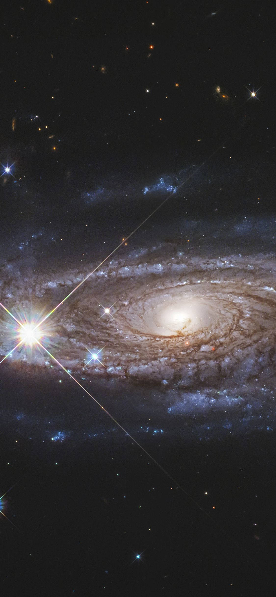 NASA iPhone Galaxie Strălucitoare Fundal