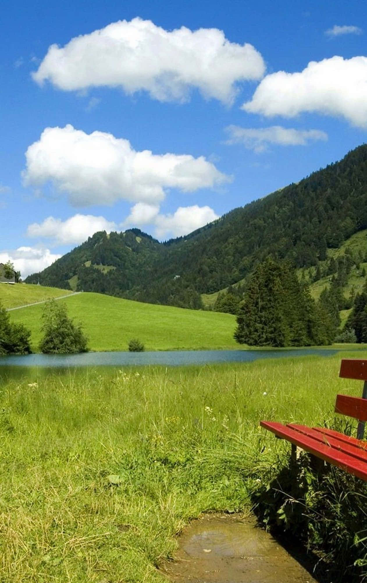 Natură montană impresionantă Android HD Fundal