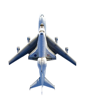 Navetă spațială transportată de Boeing 747 Fundal