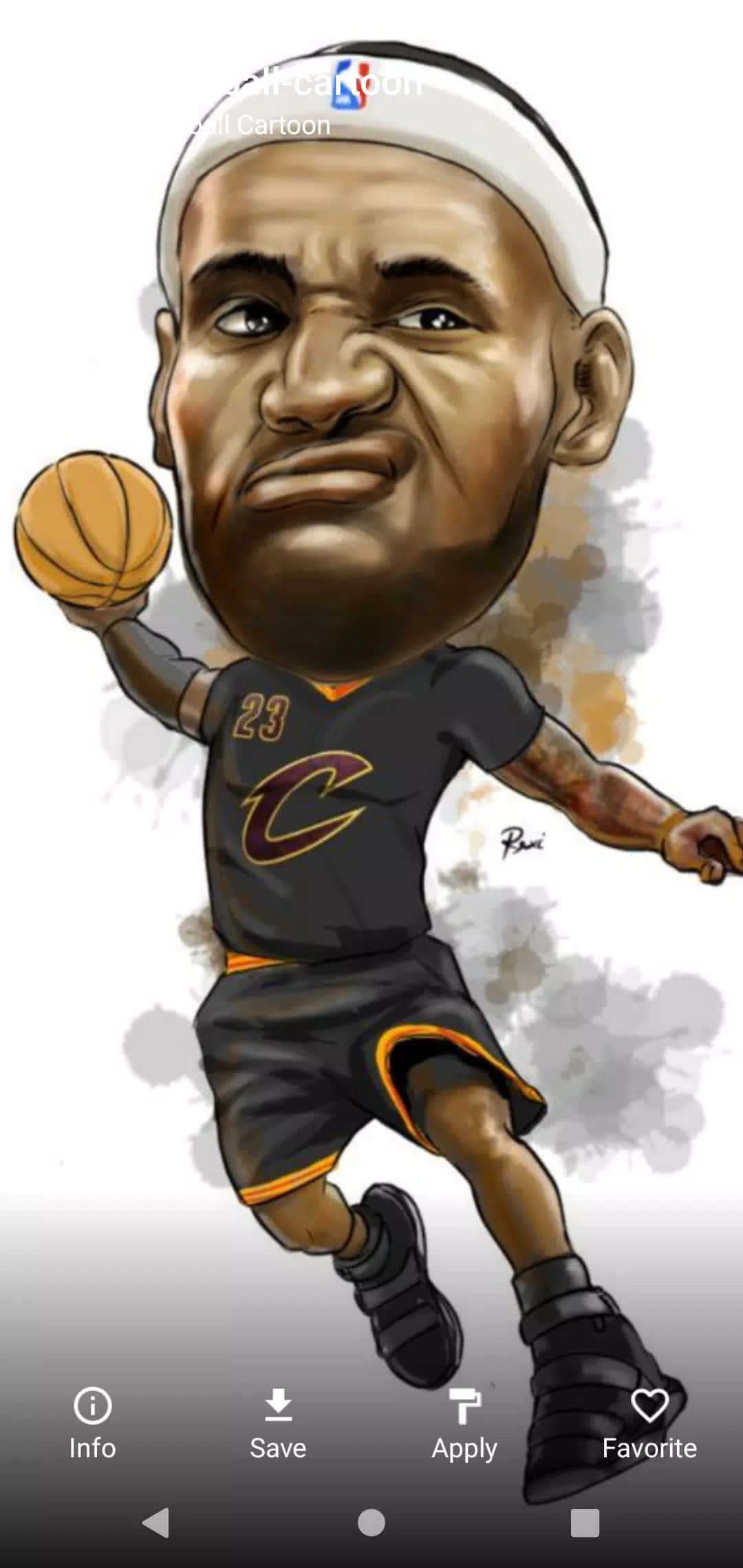 "NBA Desen animat" Fundal