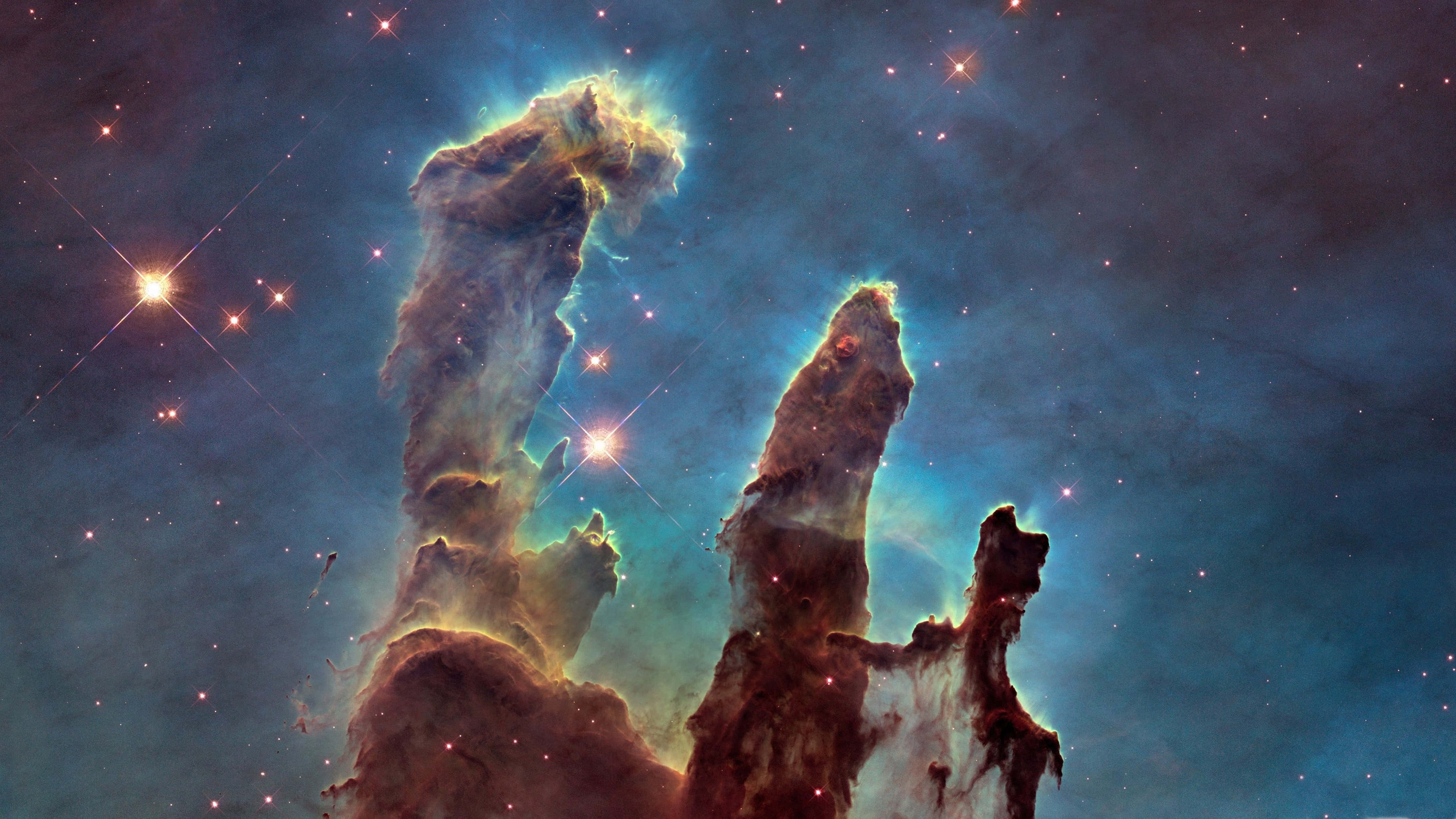 Nebuloasa 4K asemănătoare trompei de elefant din Univers Fundal