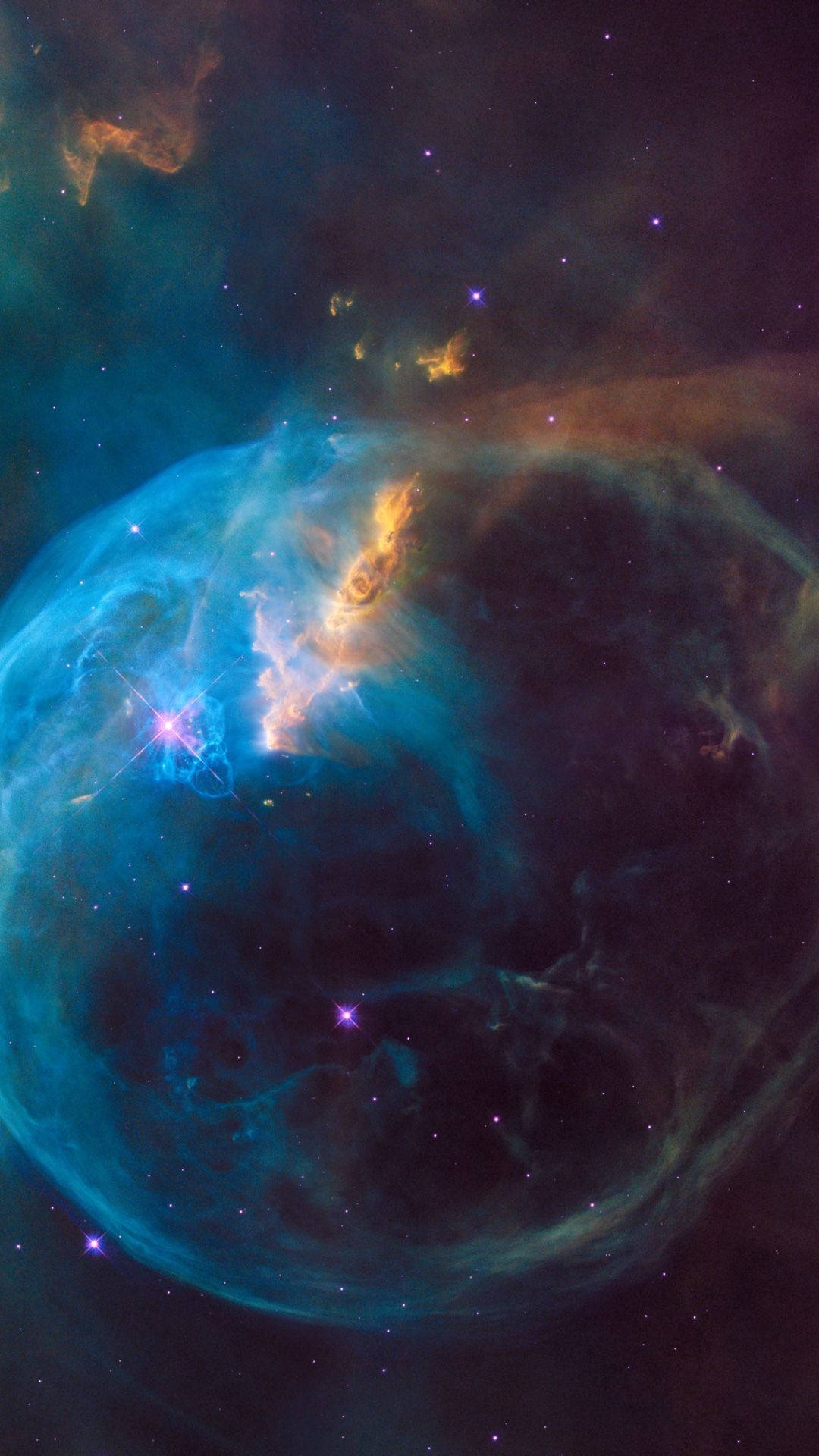 Nebuloasă frumoasă NASA pentru iPhone Fundal