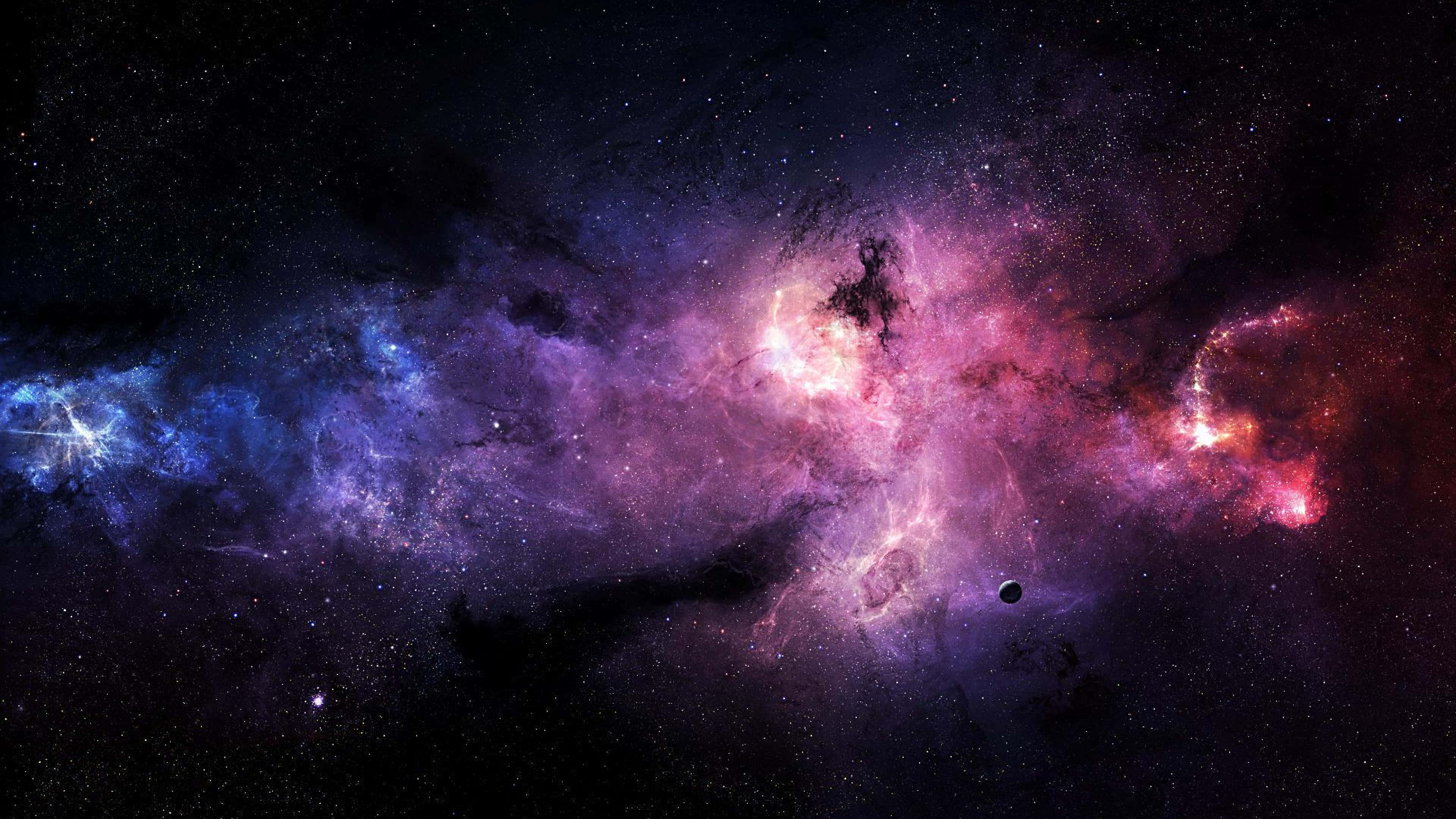 Nebuloasă Roz a Galaxiei Spațiale Fundal