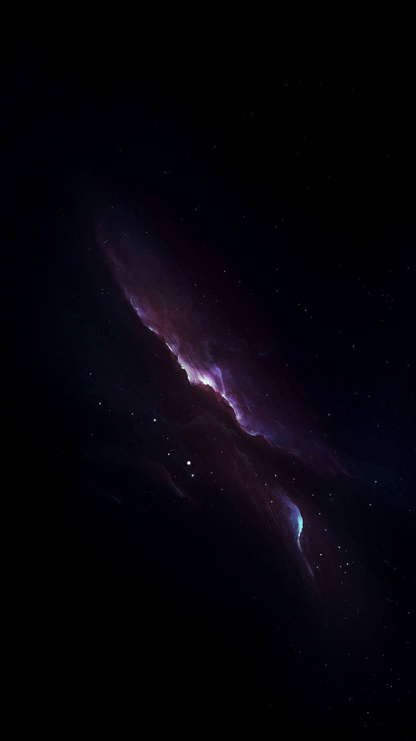 Nebuloasa Violetă OLED pentru iPhone XS Max Fundal