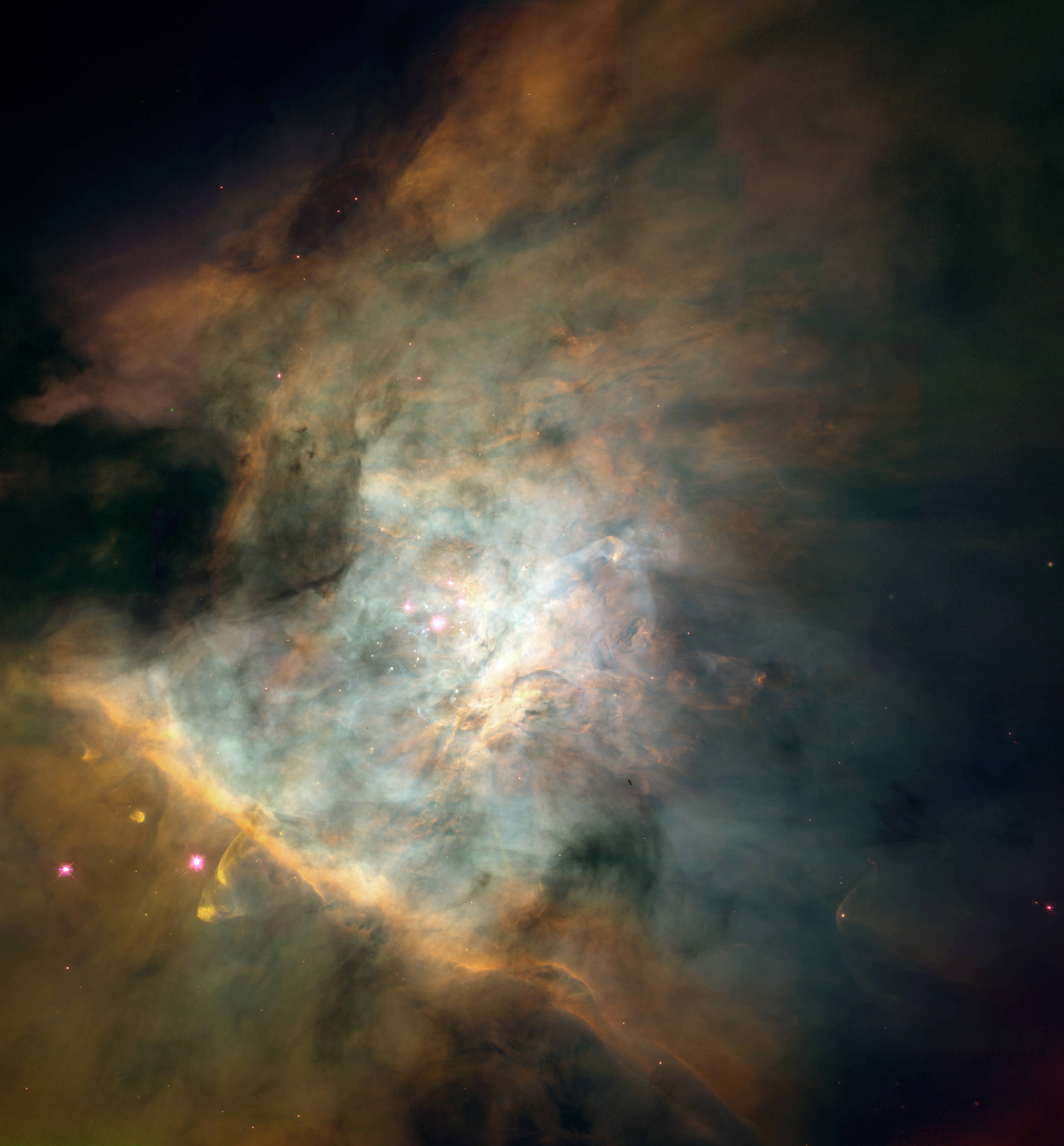 Nebulosa majestuoasă în spațiu profund Fundal