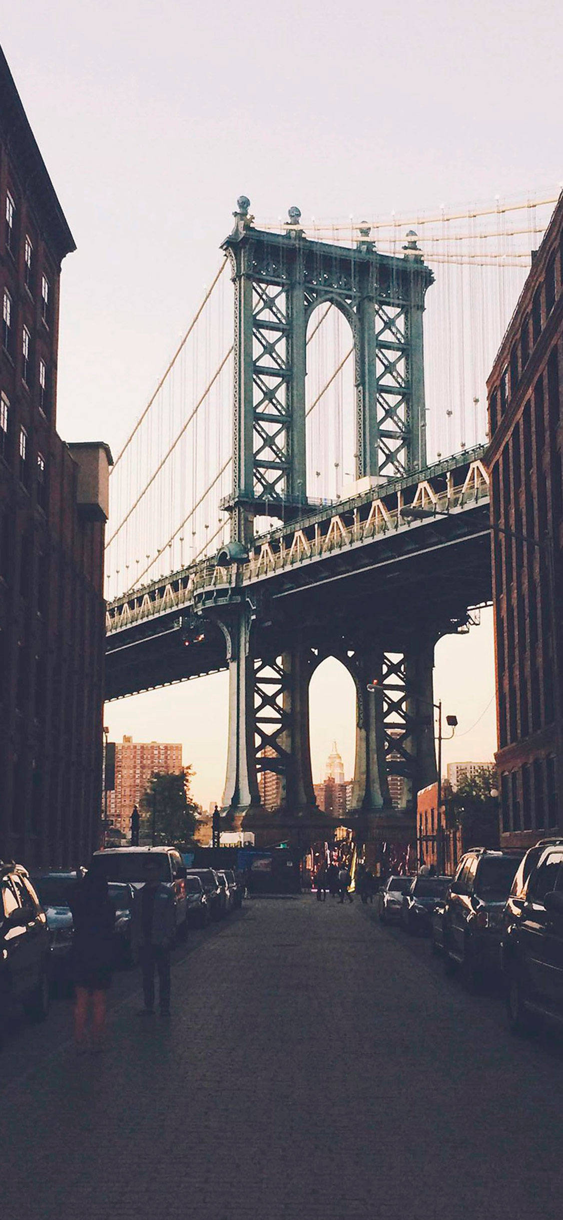 New York HD iPhone Podul Manhattan Fundal