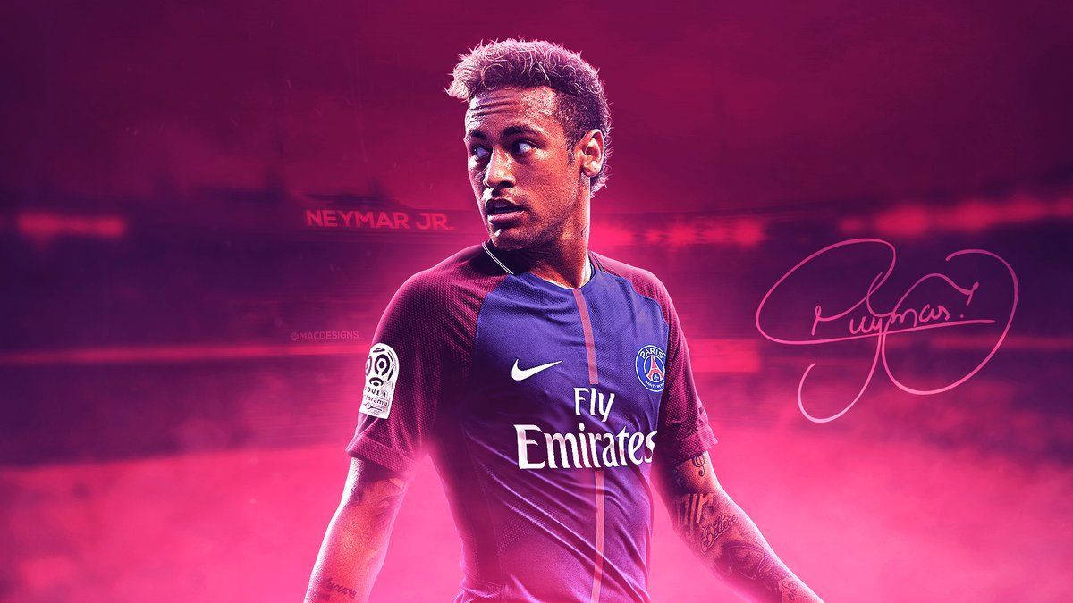Neymar își etalează talentul și stilul într-un costum roz extravagant Fundal