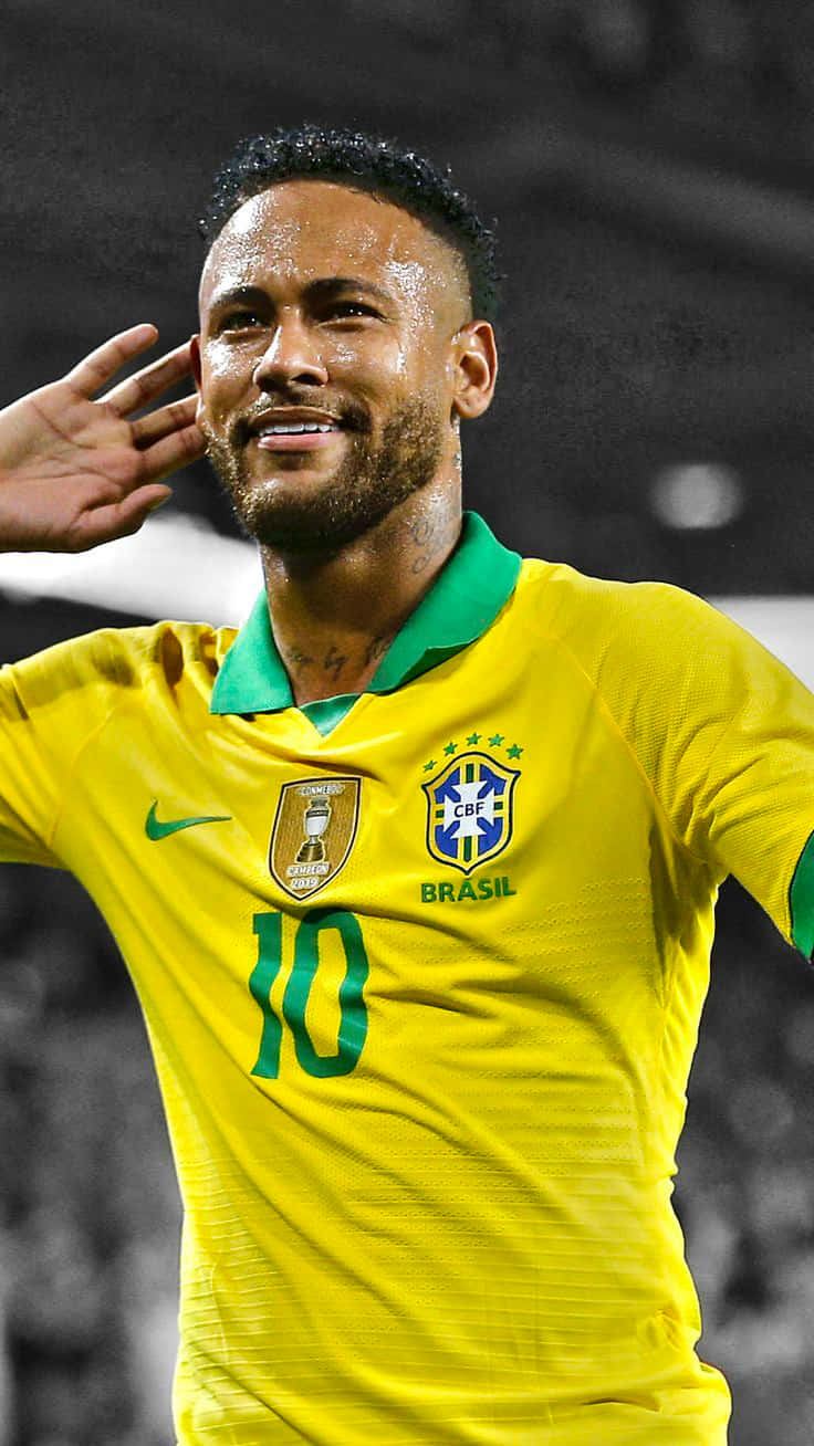 Neymar Jr. pe teren – vedetă a fotbalului Fundal