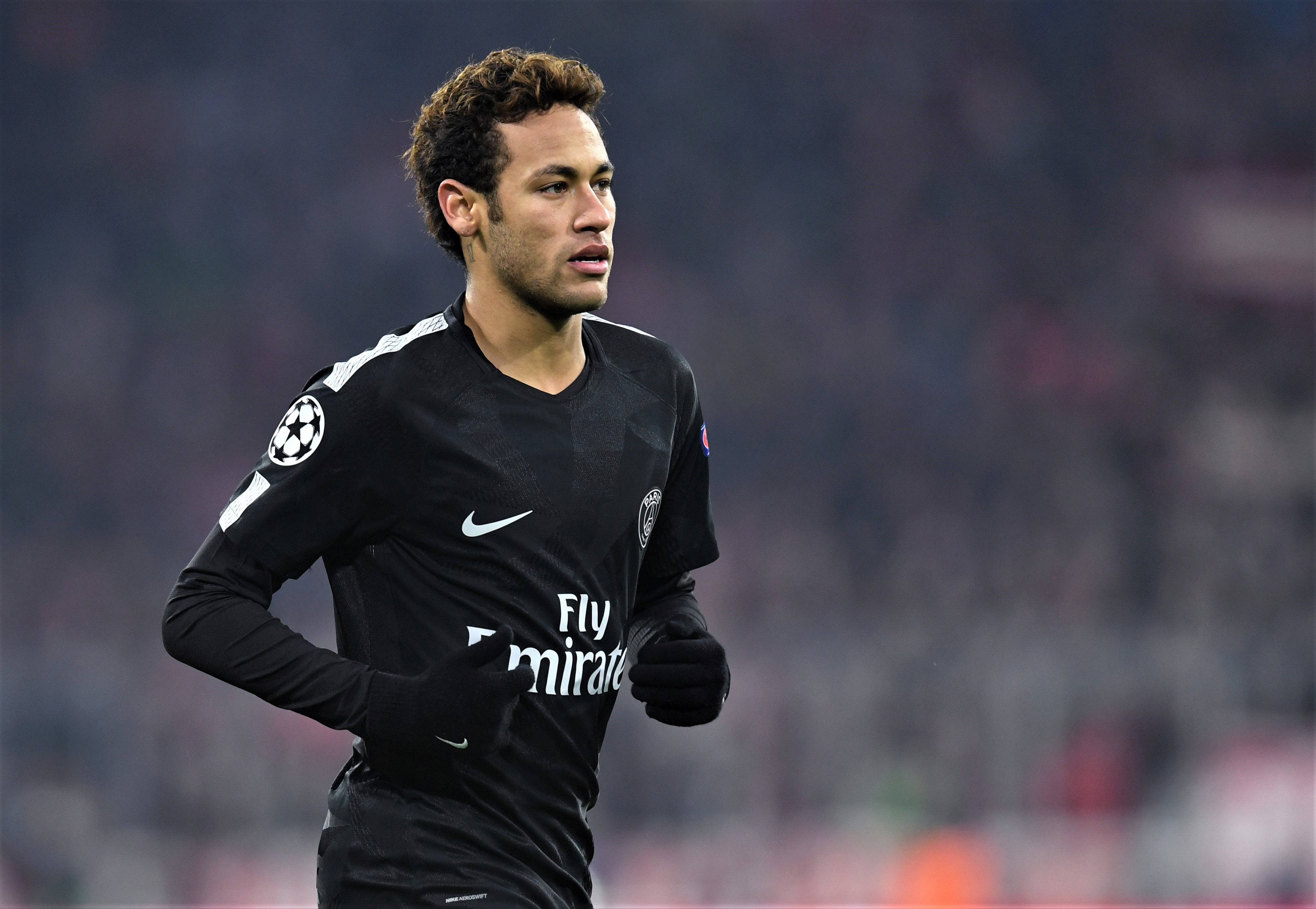 Neymar Jr UEFA Champions League Fundal