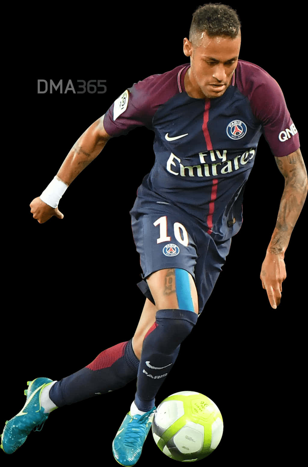 Neymar PSG acțiune Fundal