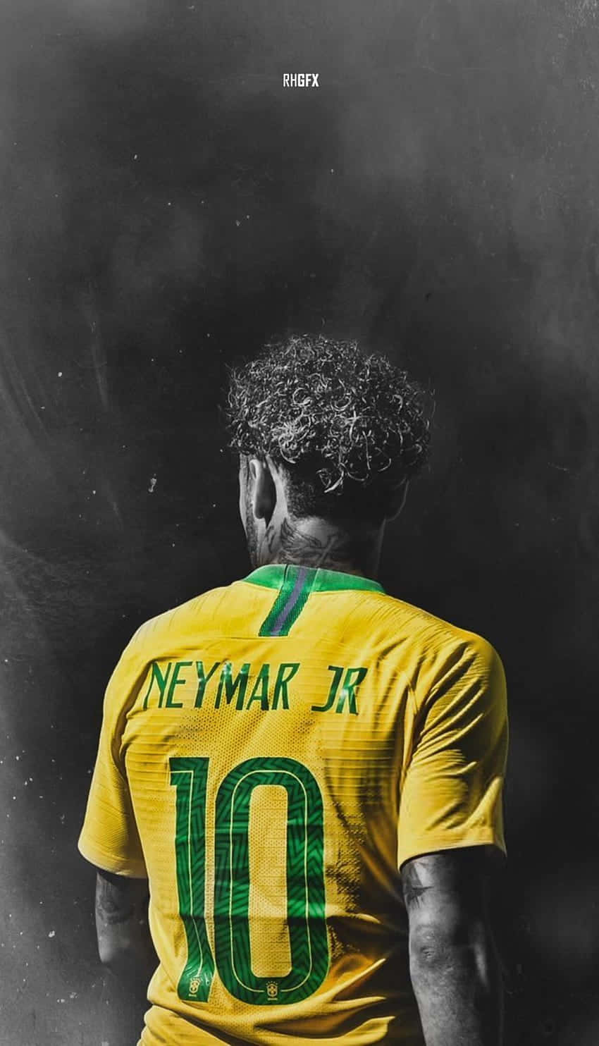 Neymar sărbătorește cu Echipa Braziliei Fundal