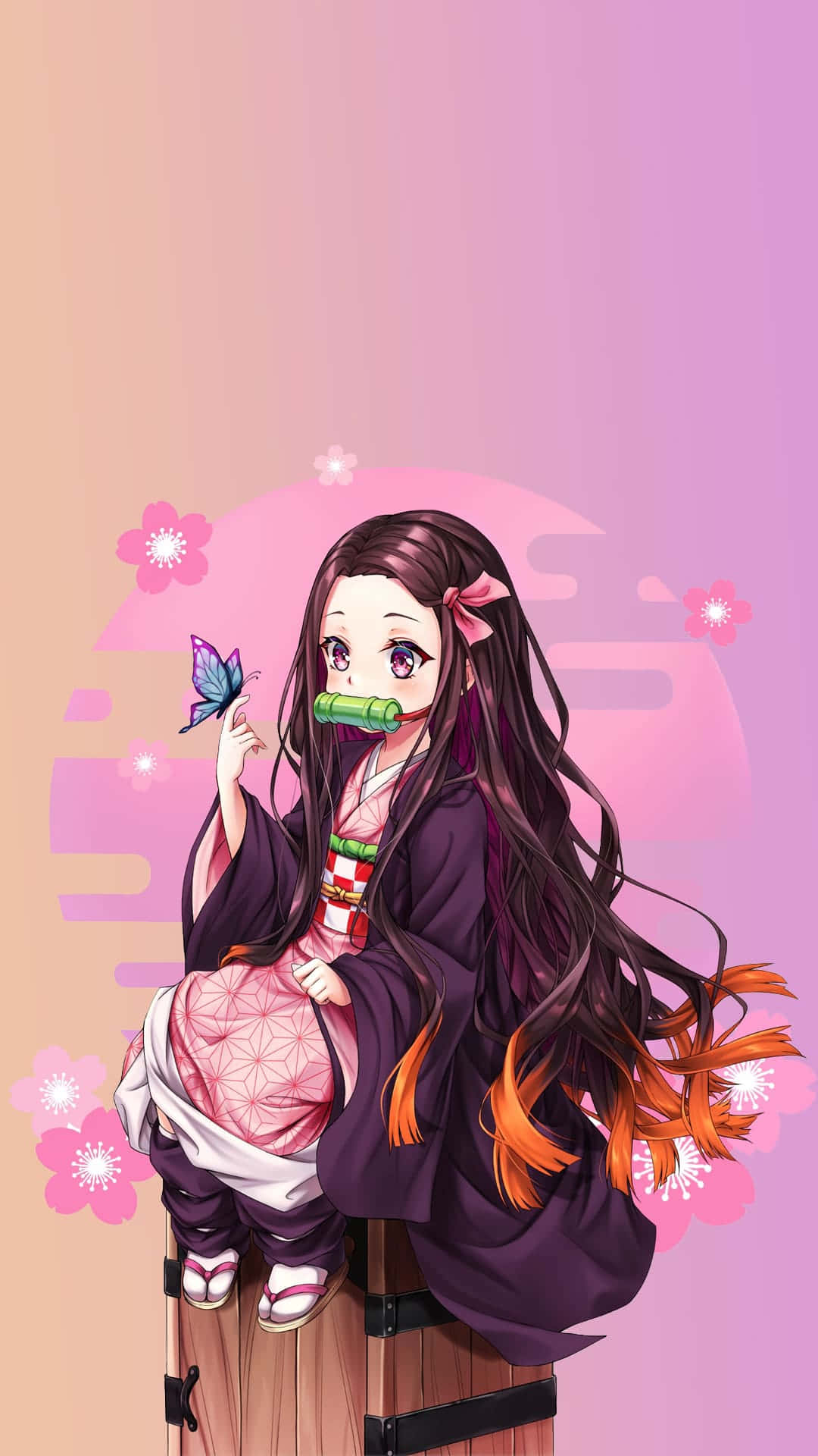 Nezuko Cool Telefon Fundal