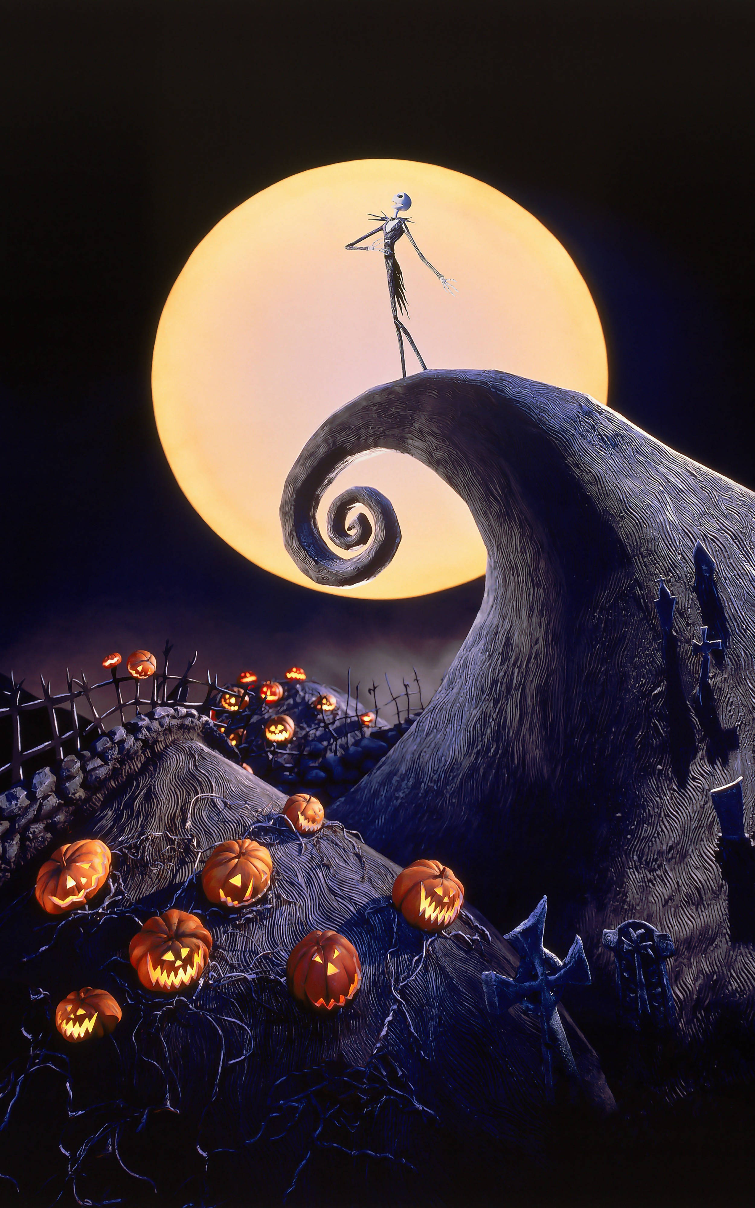 Nightmare Before Christmas pentru mobil Fundal