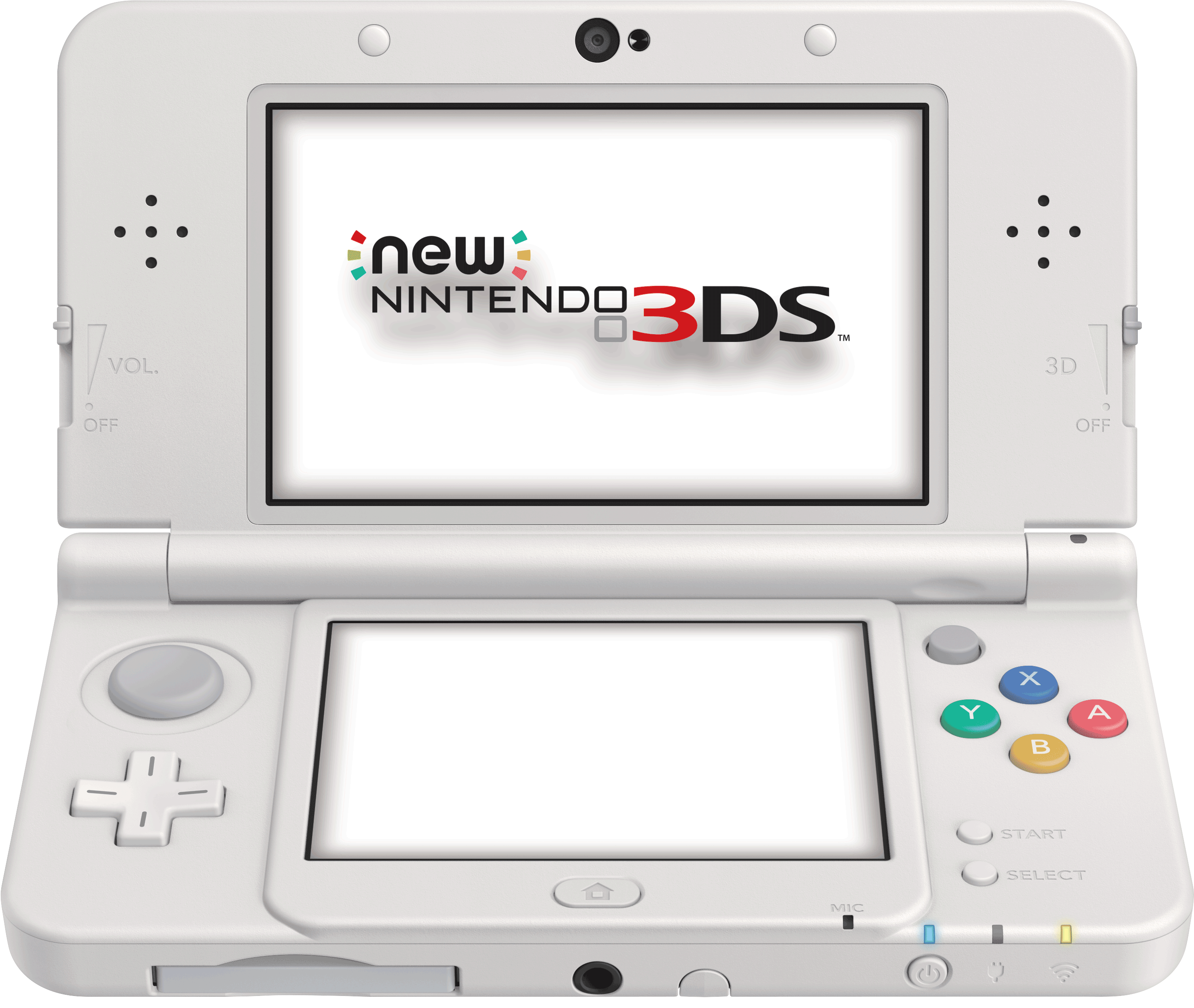 Nintendo 3DS Alb Deschis Fundal