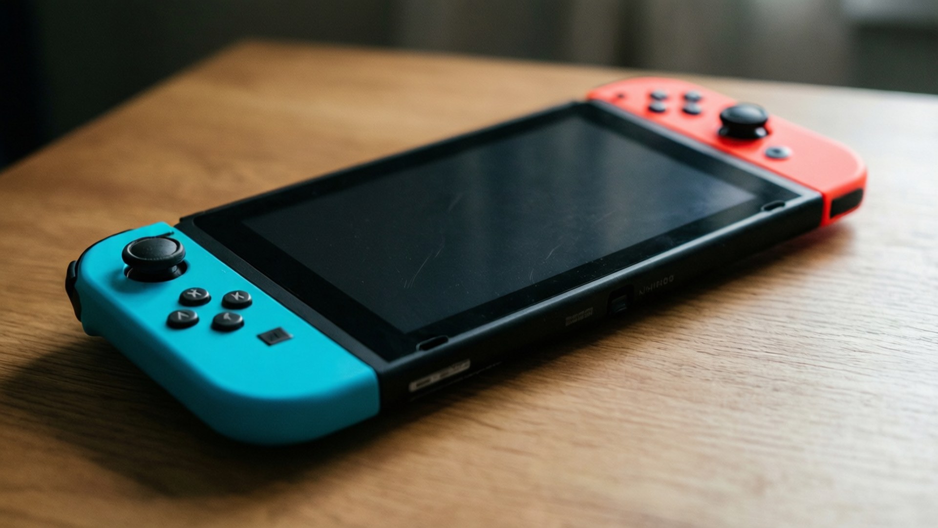 Nintendo Switch de aproape Fundal