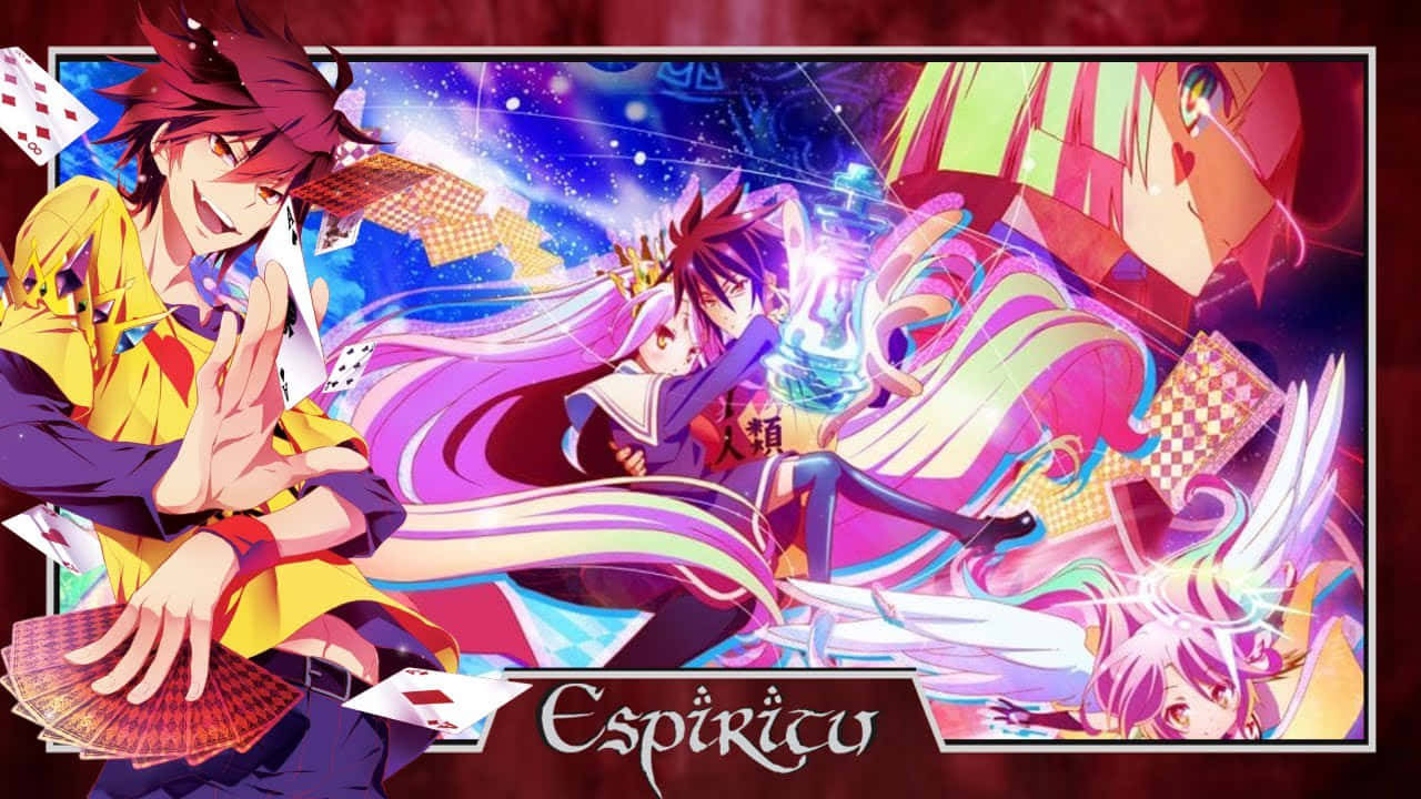 No Game No Life Espiritu Coperta Imagine Fundal