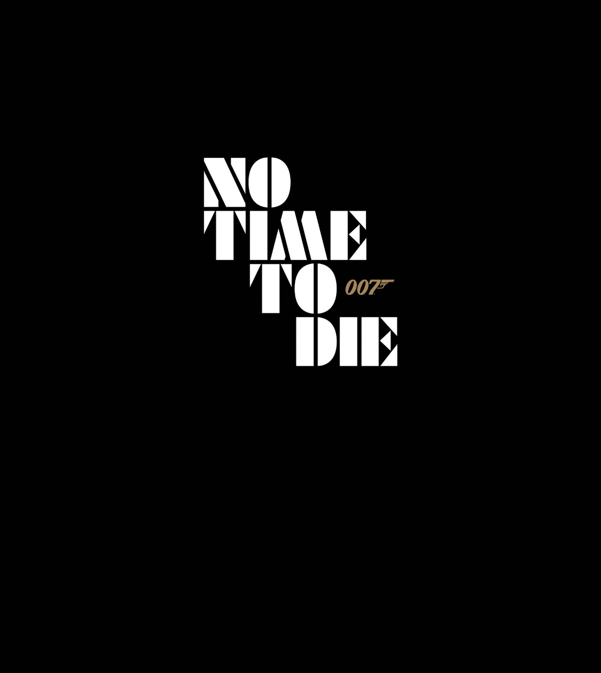 No Time To Die în poster negru Fundal