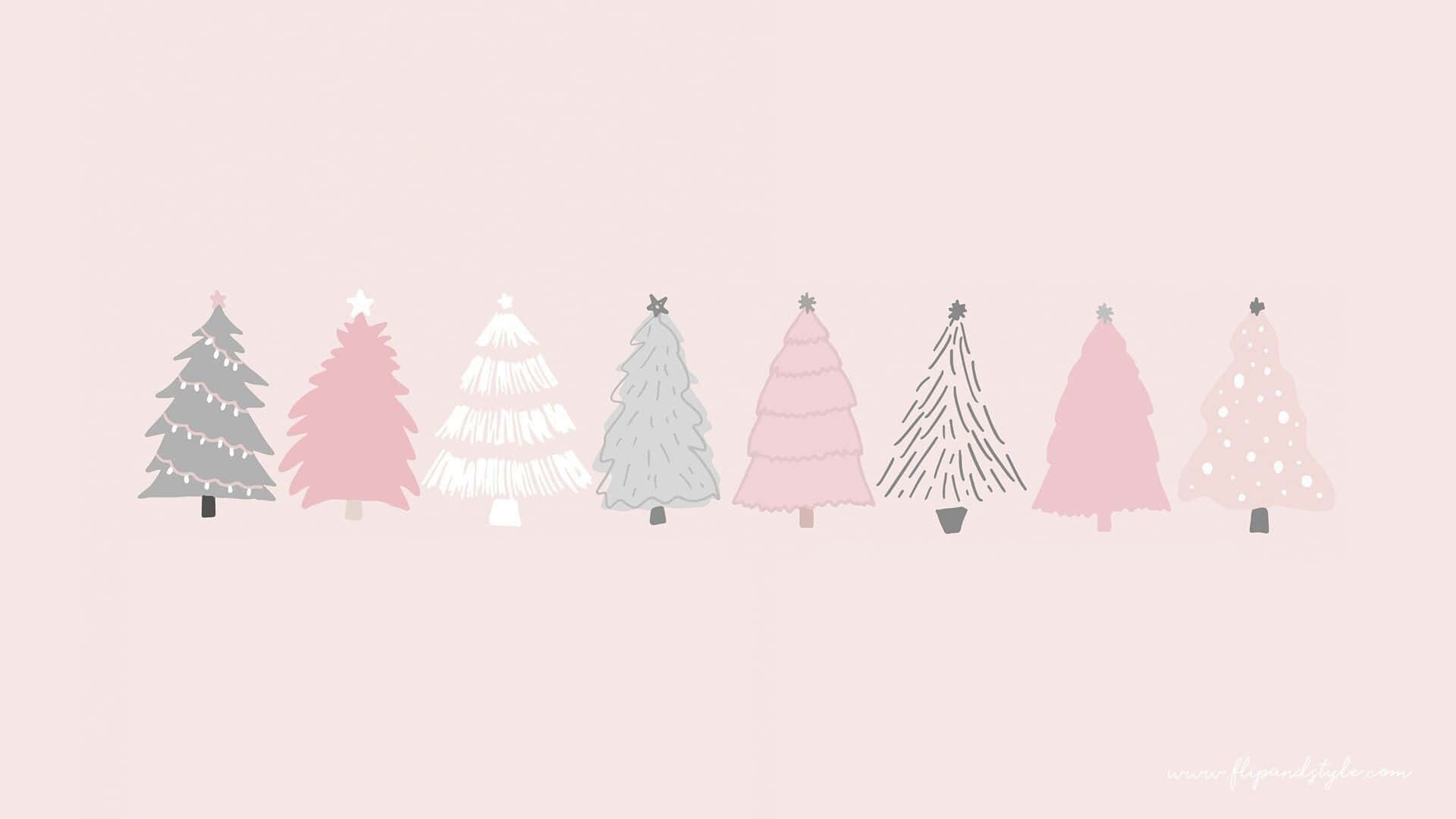 Noapte magică de Crăciun cu lumini strălucitoare și decorațiuni festive Fundal