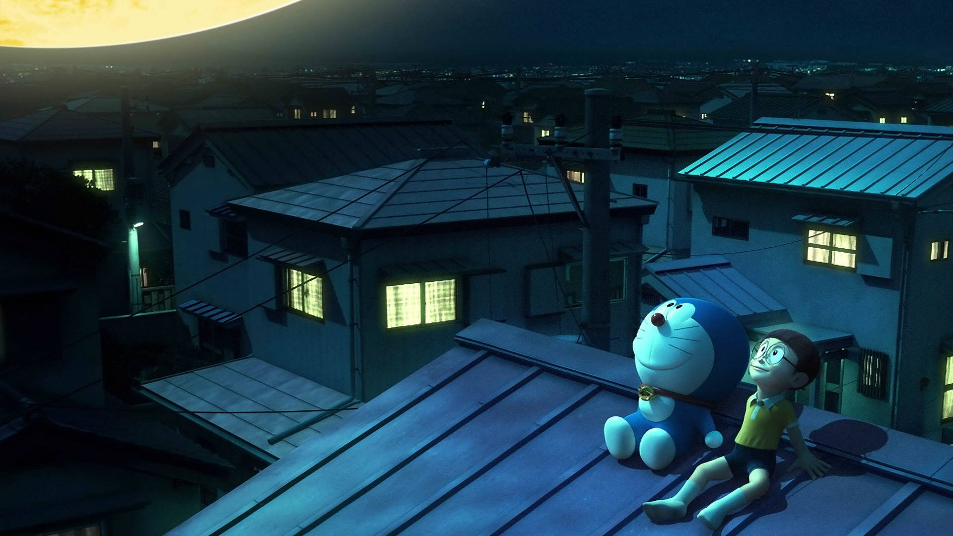 Nobita și Doraemon 3D Fundal