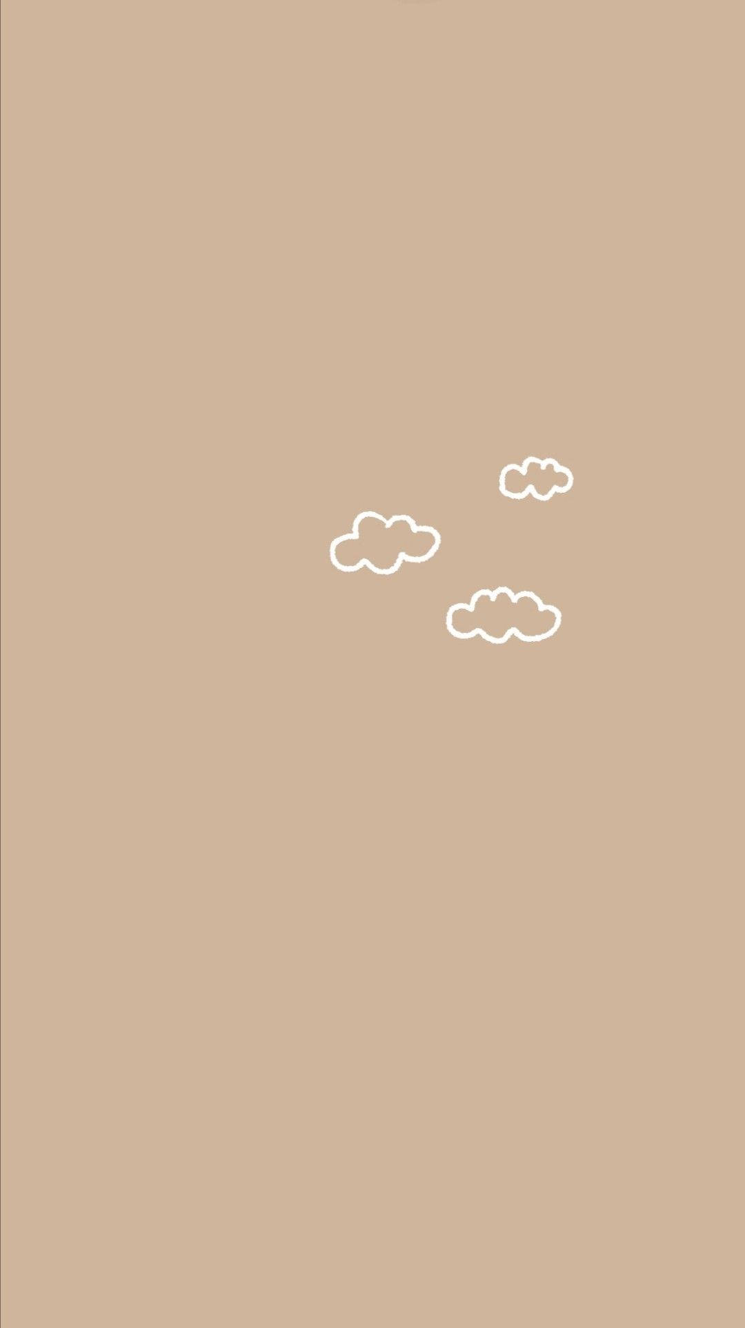 Nor minimalist în stil beige aesthetic Fundal