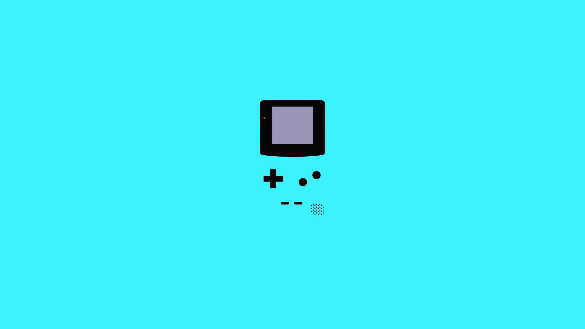 Nostalgie Retro Gaming cu Game Boy Color Albastru Fundal