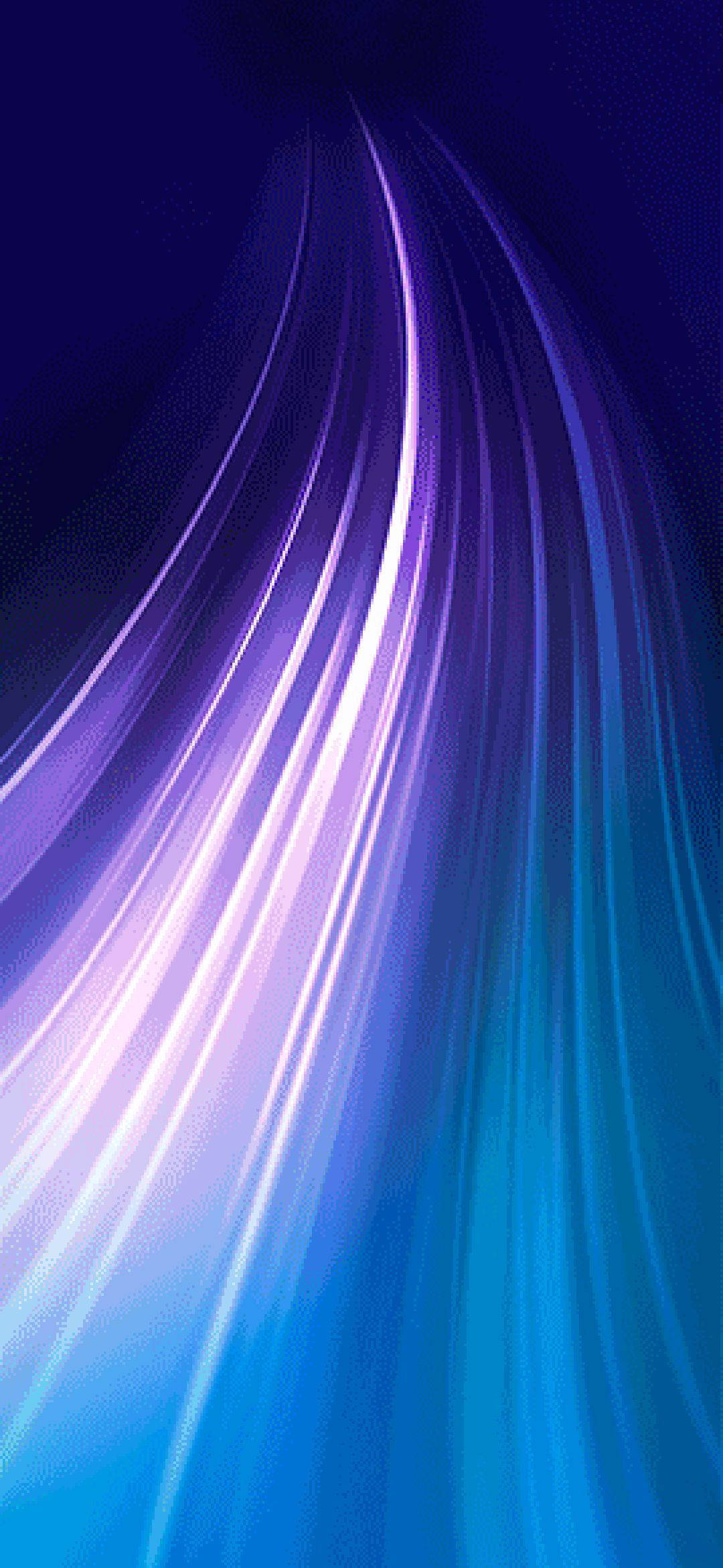 Note 8 Valuri de Lumină Violetă Fundal
