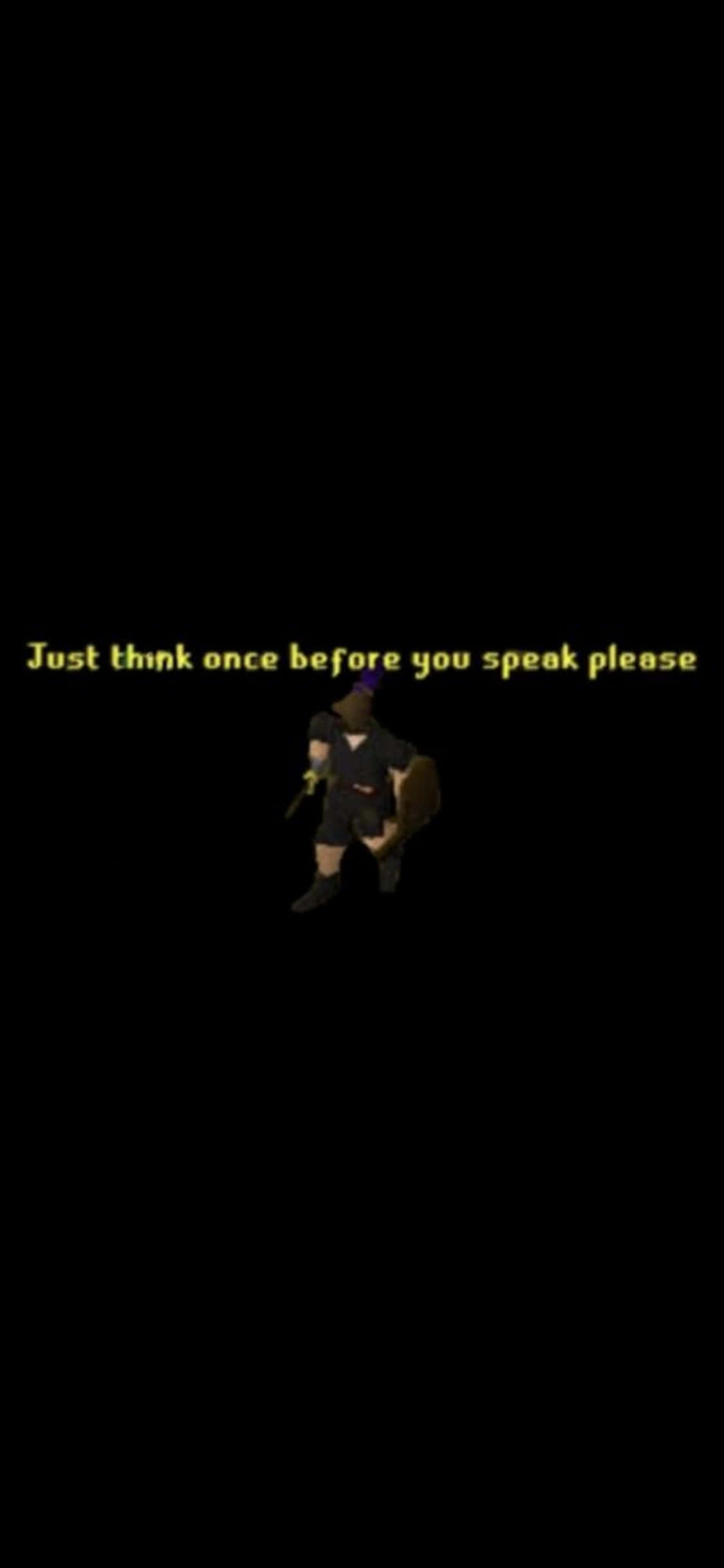 NPC In iPhone X Runescape Oldschool Background Fundal