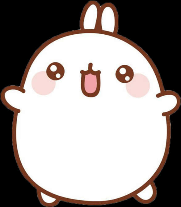 Numele fișierului creaturii Kawaii desen animat Fundal