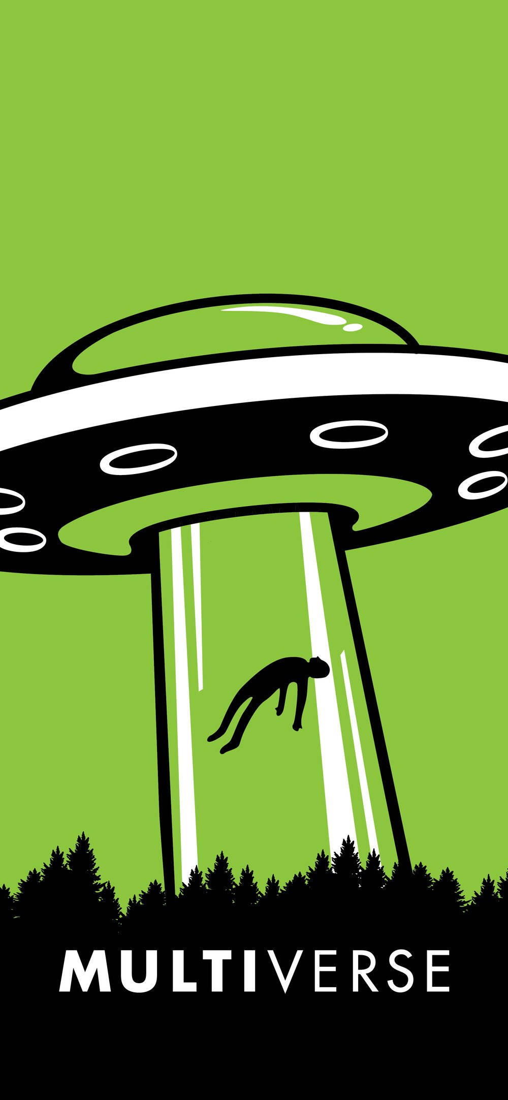 „O creatură extraterrestriă cool și misterioasă” Fundal