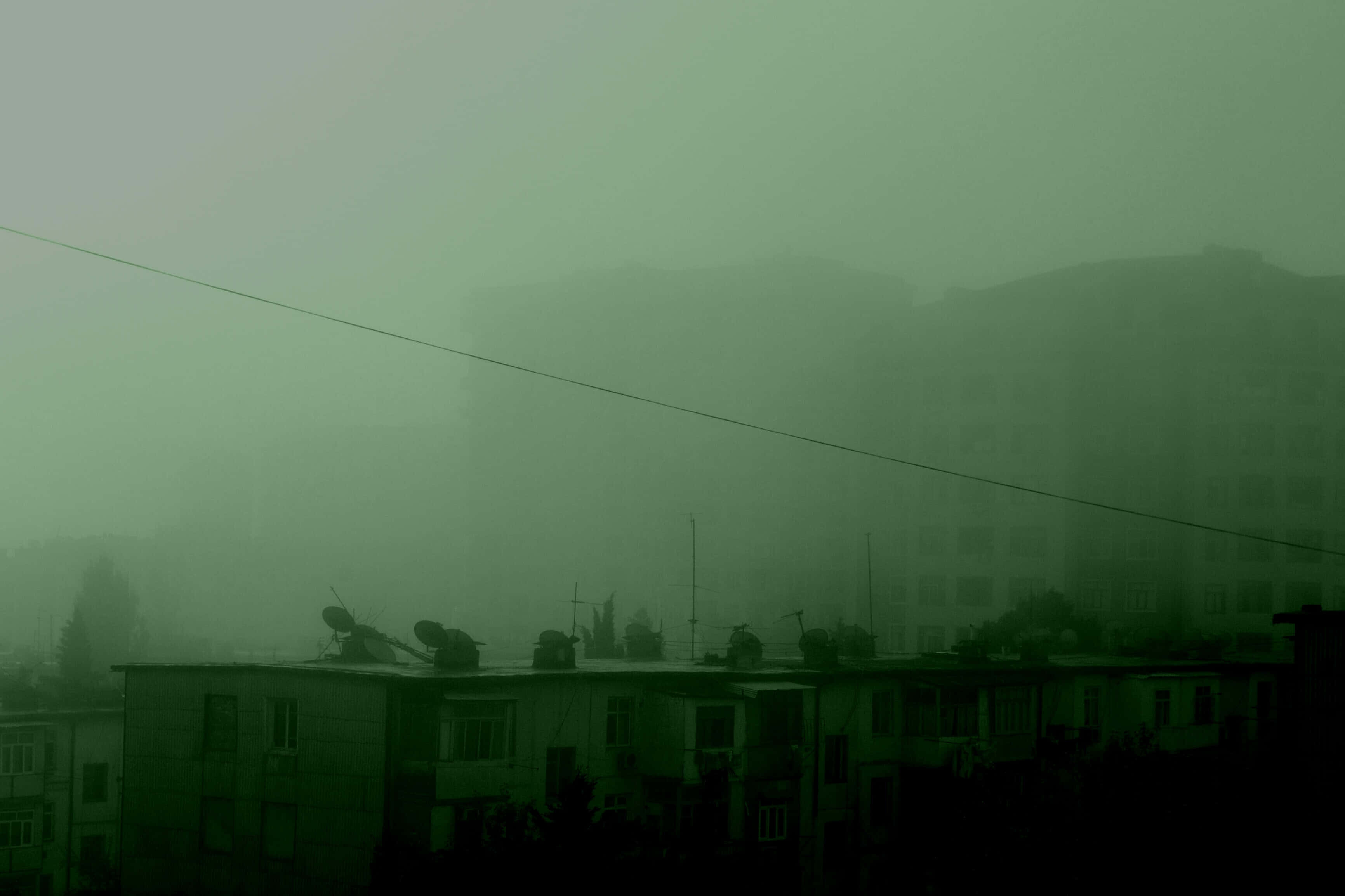 O estetică frumoasă verde închis Fundal