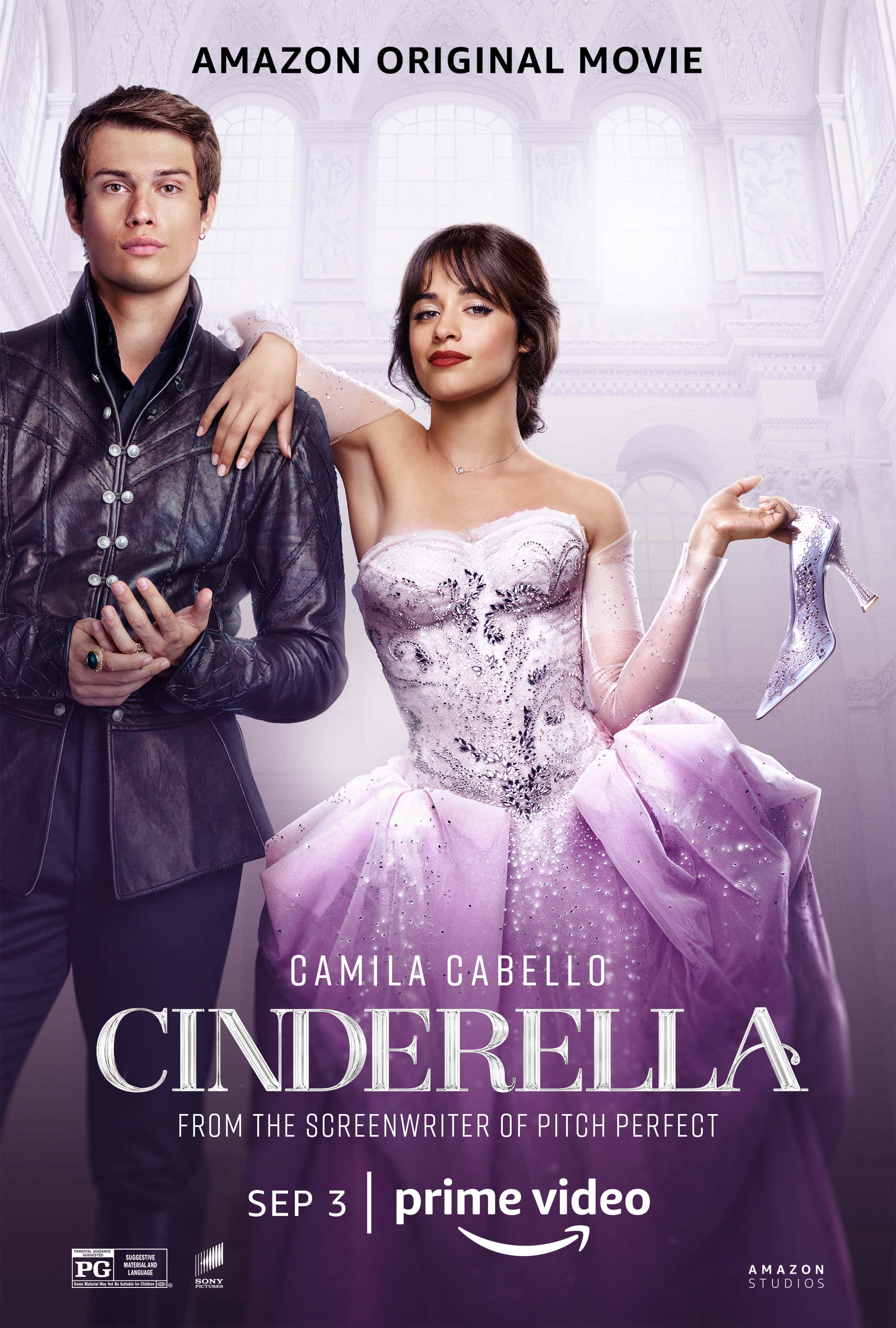 O frumoasă Cinderella la bal Fundal