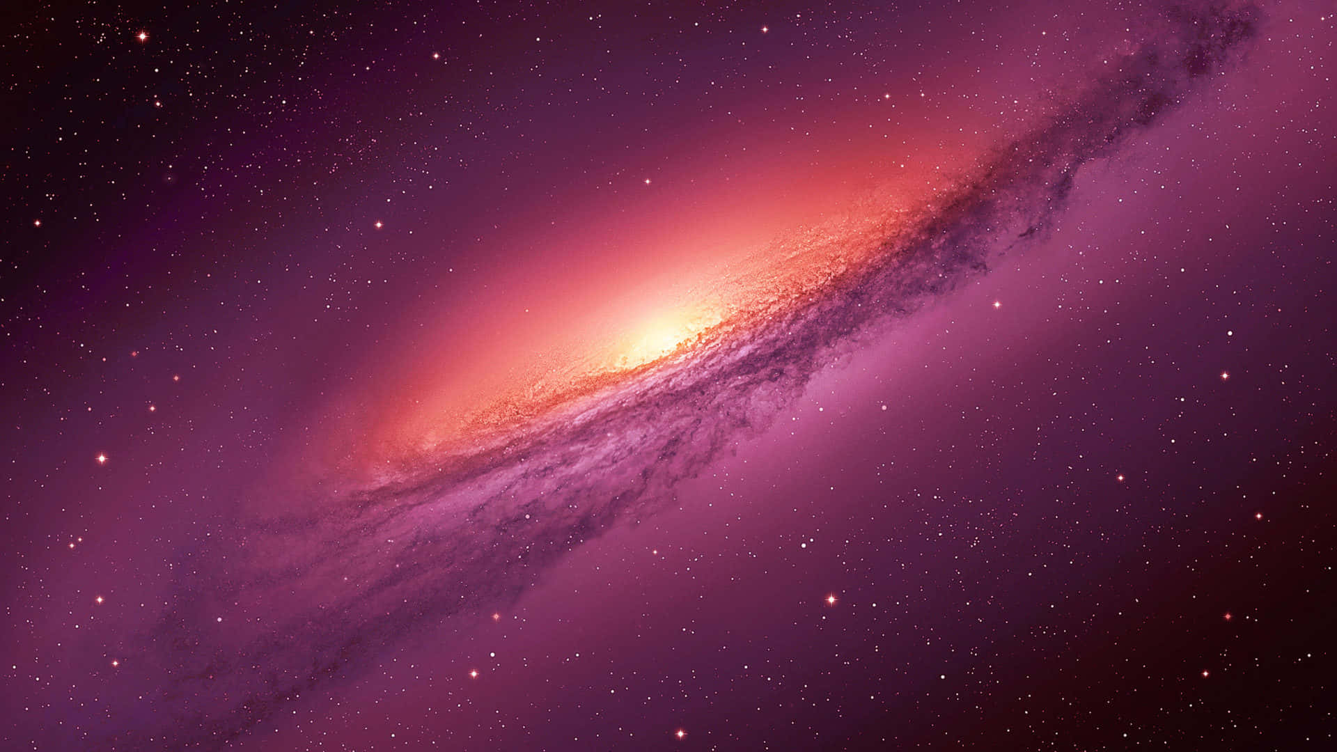 o galaxie cu culori roșu și violet Fundal
