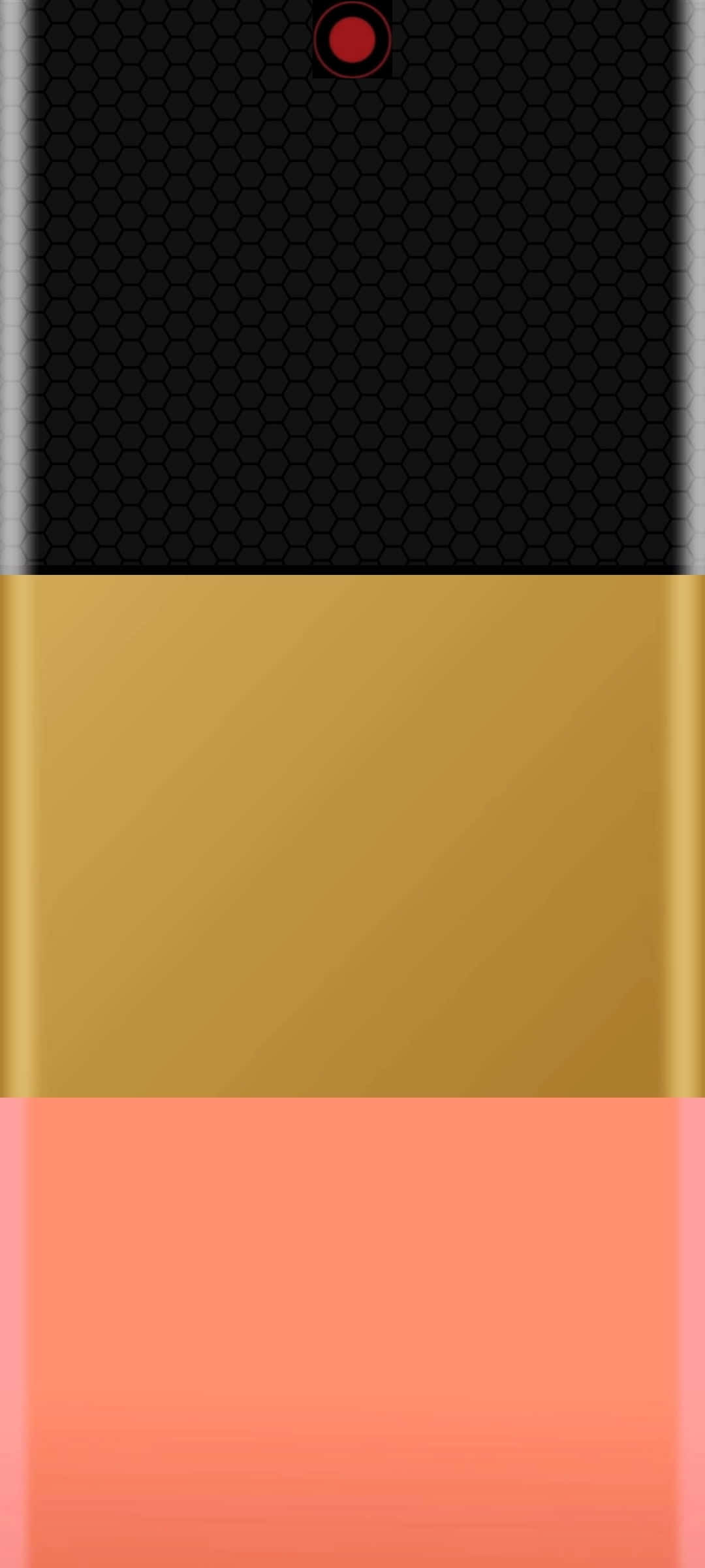 o husa de telefon neagra si aurie cu un fundal auriu si negru Fundal