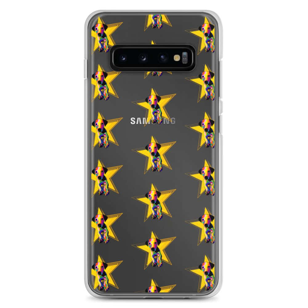 o husă pentru Samsung Galaxy S10 cu model cu stea galbenă Fundal
