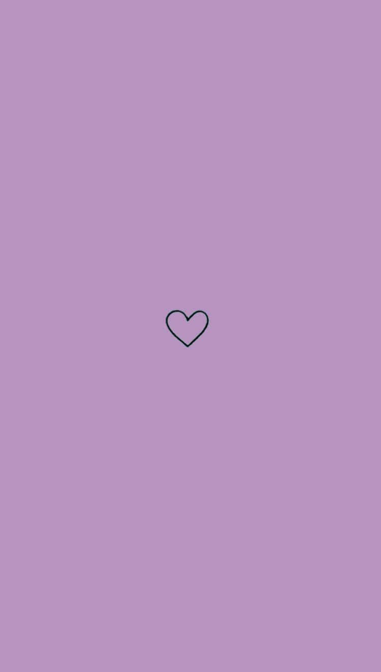 o inimă pe un fundal violet Fundal
