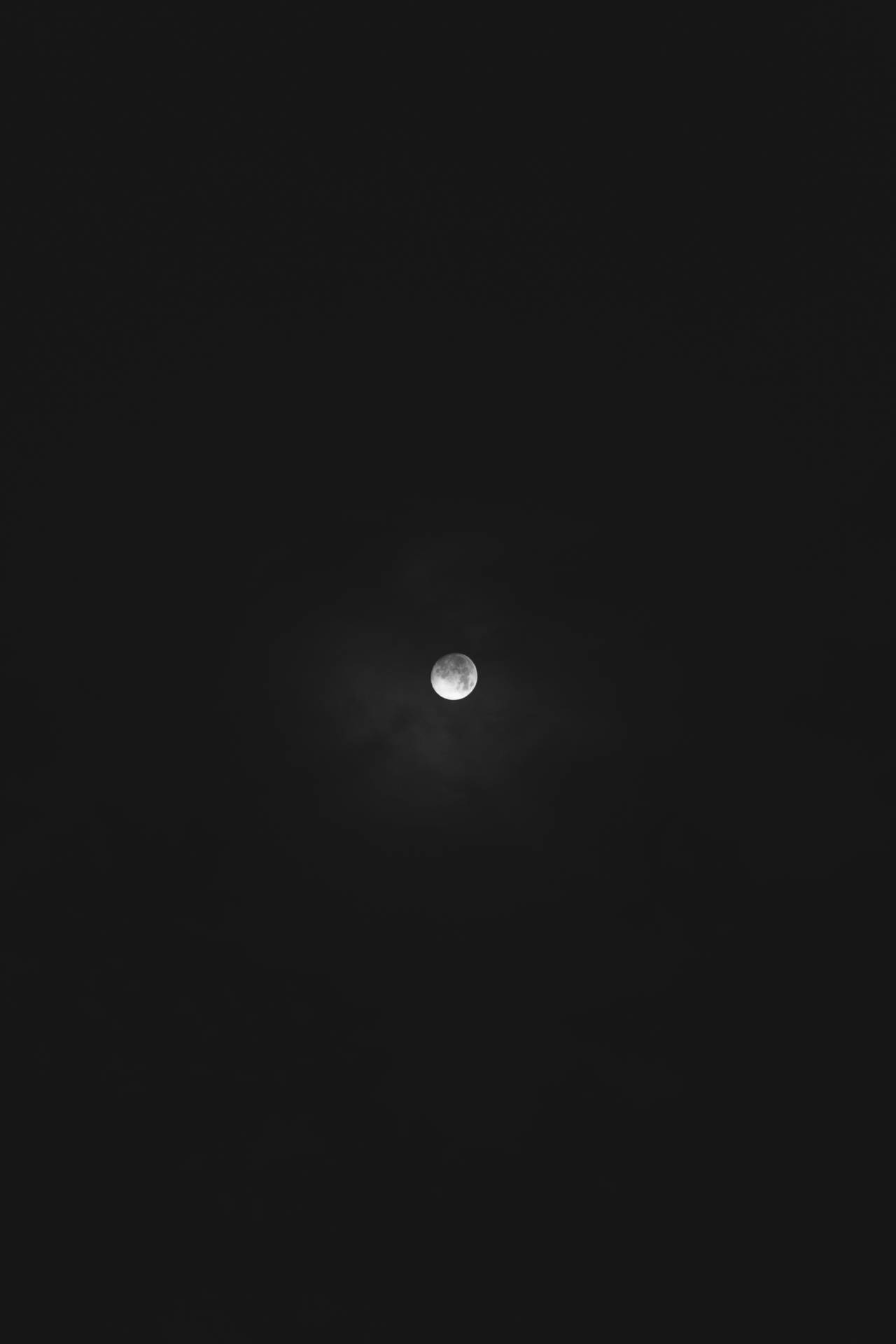 Lună plină pe un cer întunecat de seară la miezul nopții. Vedere a lunii de jos. Lumina strălucitoare a lunii. — Luna Fundal