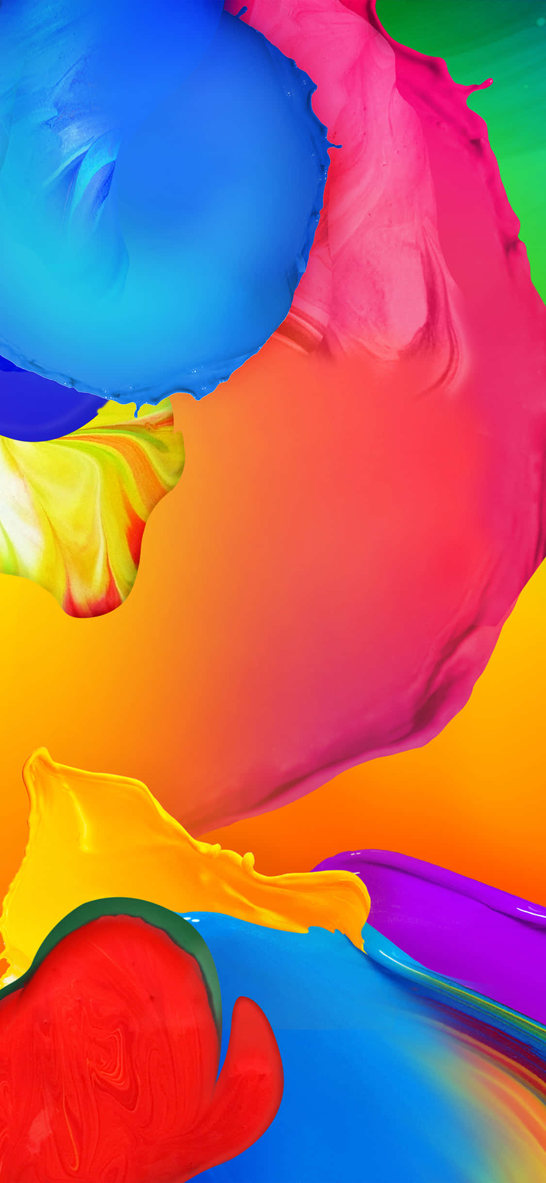 o pictură colorată cu un curcubeu de culori Fundal