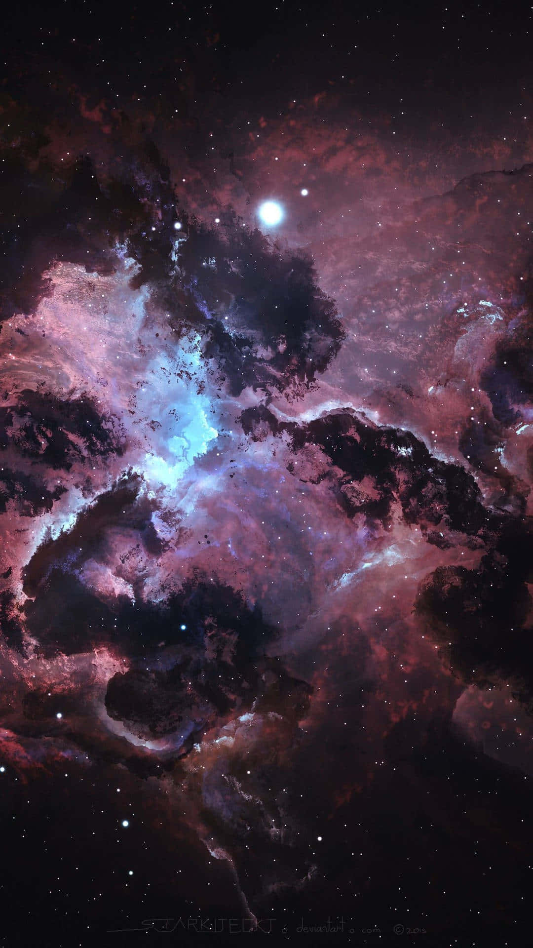 O priveliște maiestuoasă a cosmosului în continuă expansiune Fundal