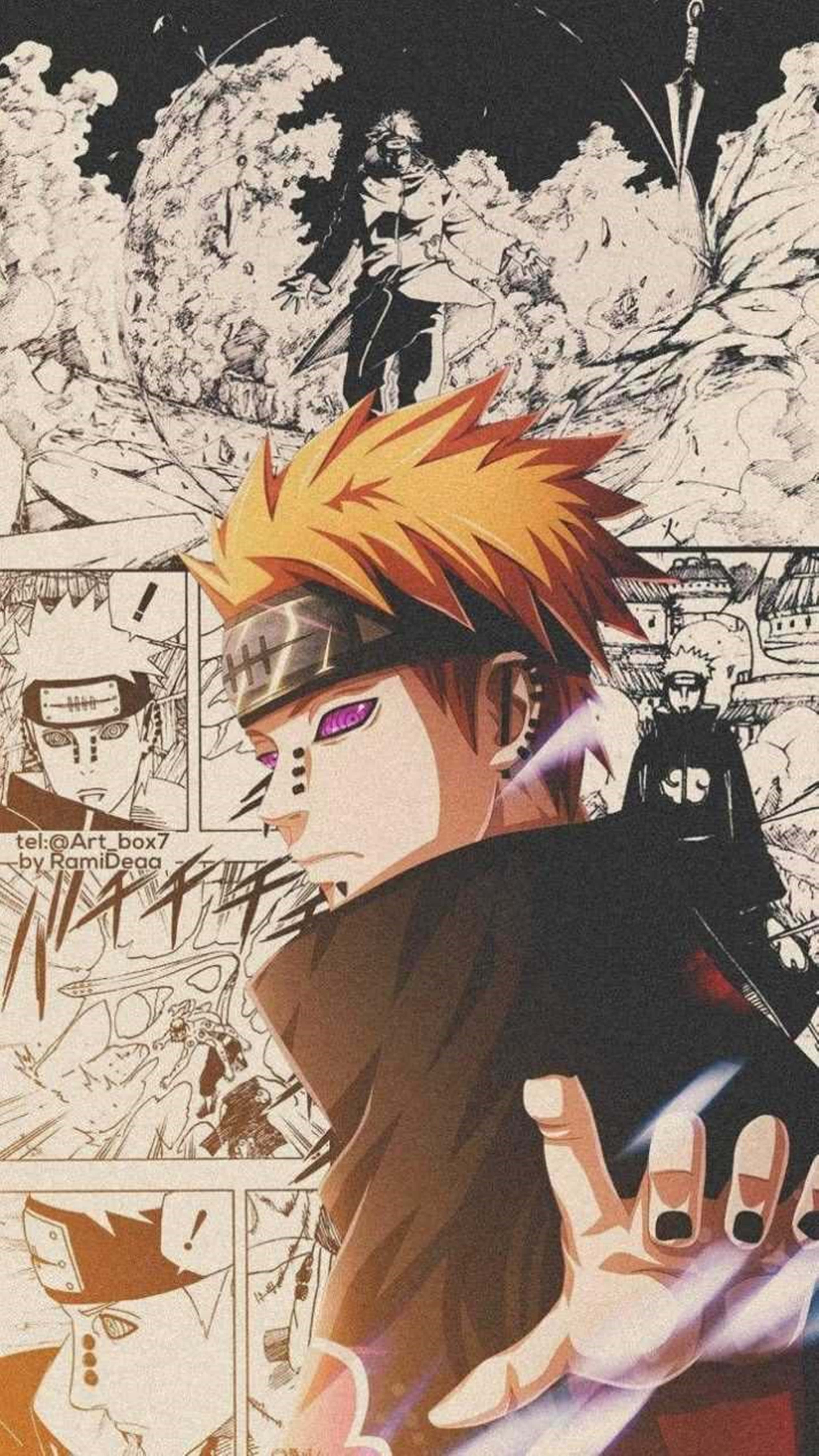 O privire hotărâtă, o misiune: simțind Durerea lui Naruto în 4K Fundal