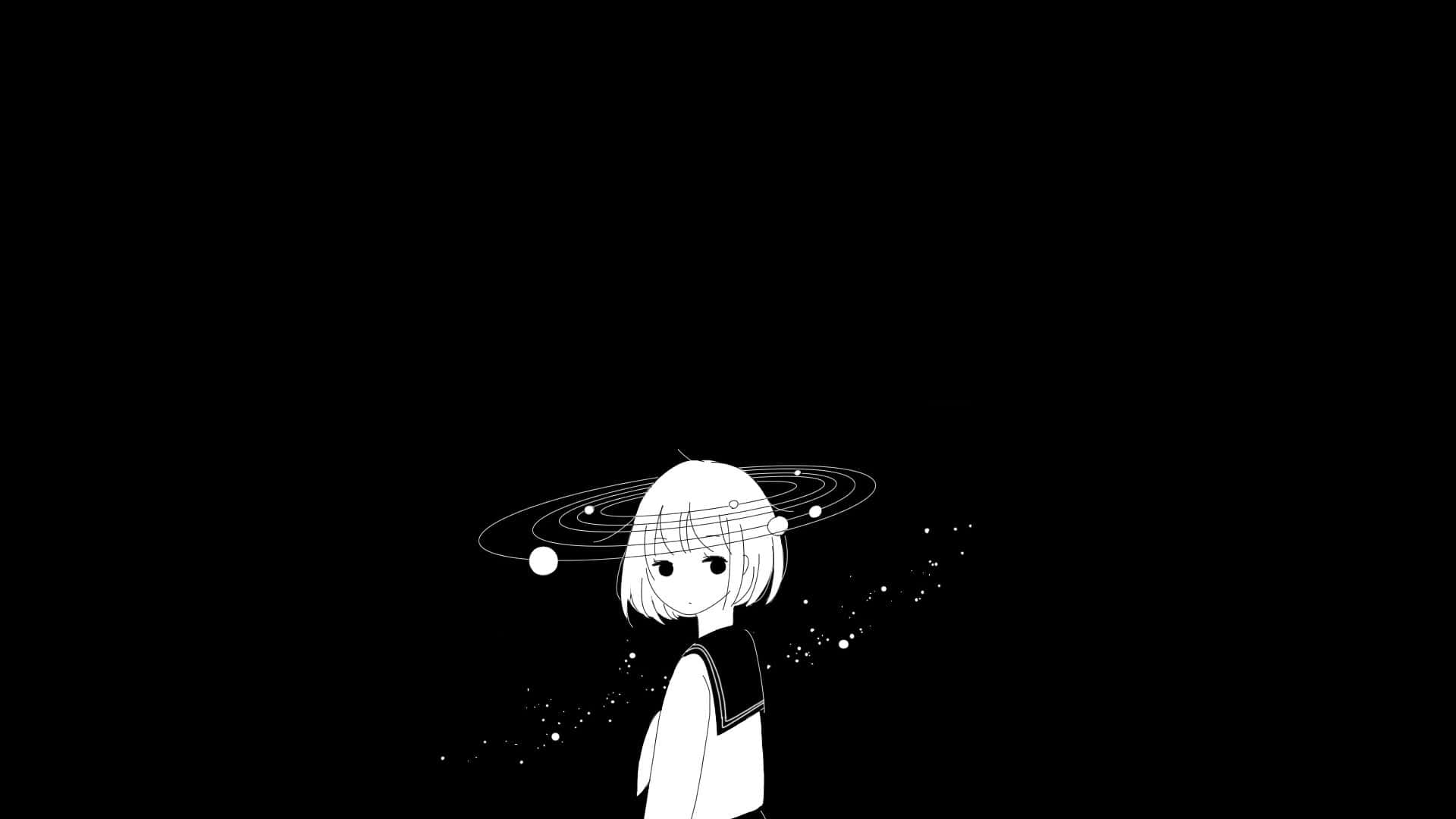 O scenă anime întunecată și înfricoșătoare Fundal