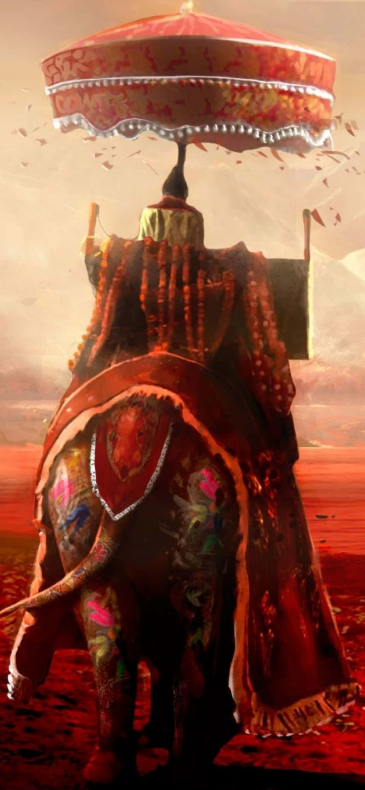 "O vedere impresionantă a Far Cry 4 pe un iPhone Xs Max" Fundal