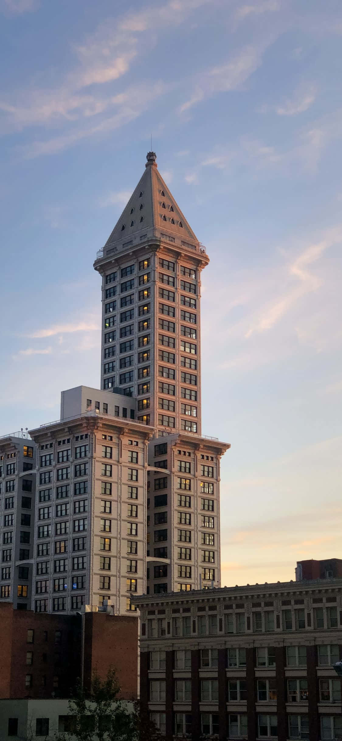 "O Vedere Uimitoare și de Neuitat a Seattleului" Fundal