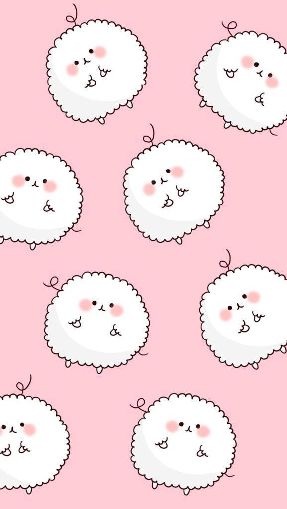 Oaie drăguță kawaii Fundal